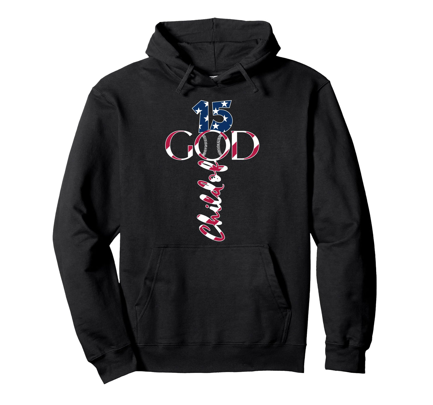 Baseball Jesus 15 Years Child God Hoodie - Custom Art Print for Adults - T-Shirt, Sweatshirt, Hoodie