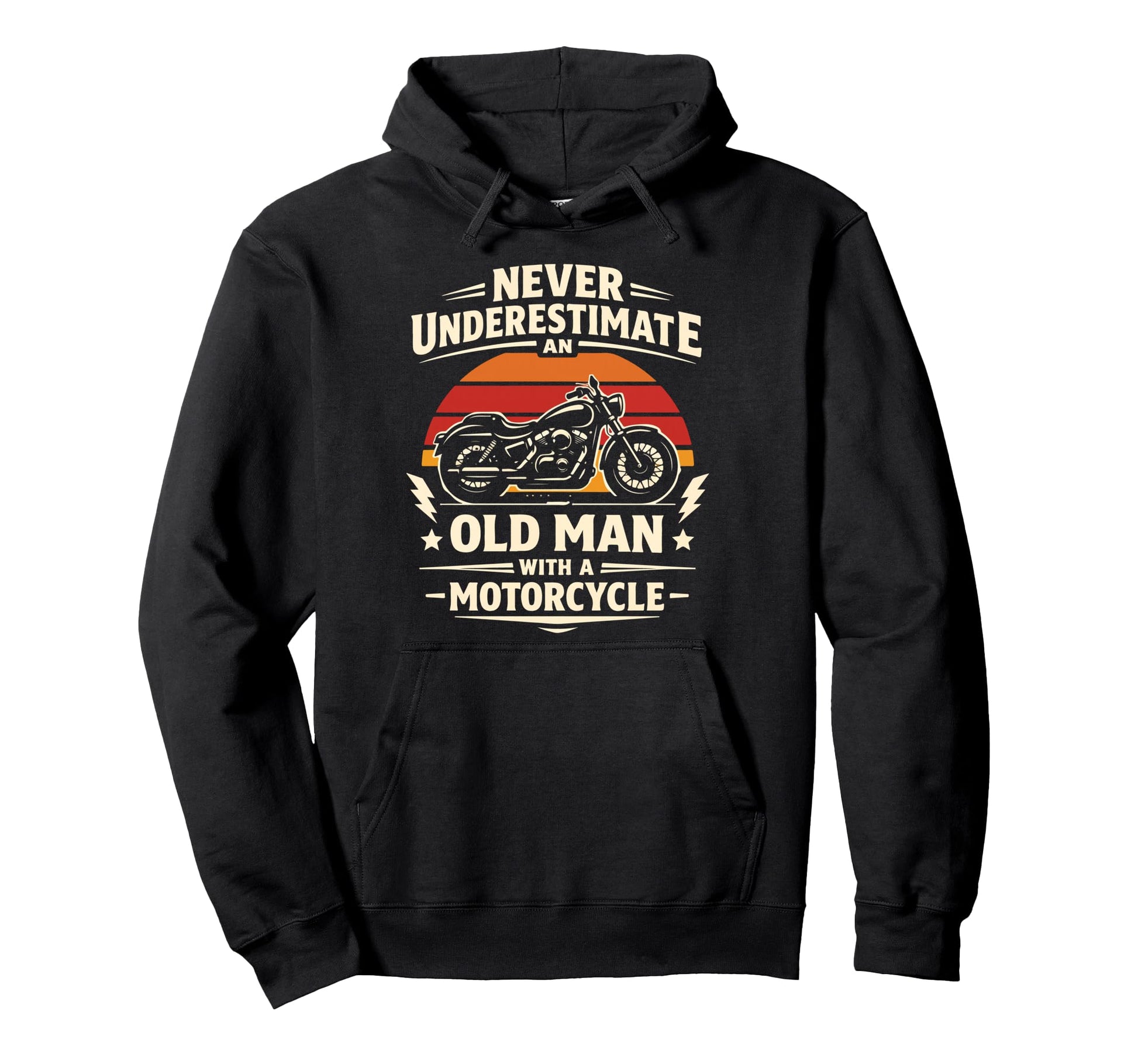 Motorcycle Biker Female Never Hoodie - Custom Art Print Men Women - T-Shirt, Sweatshirt, Hoodie