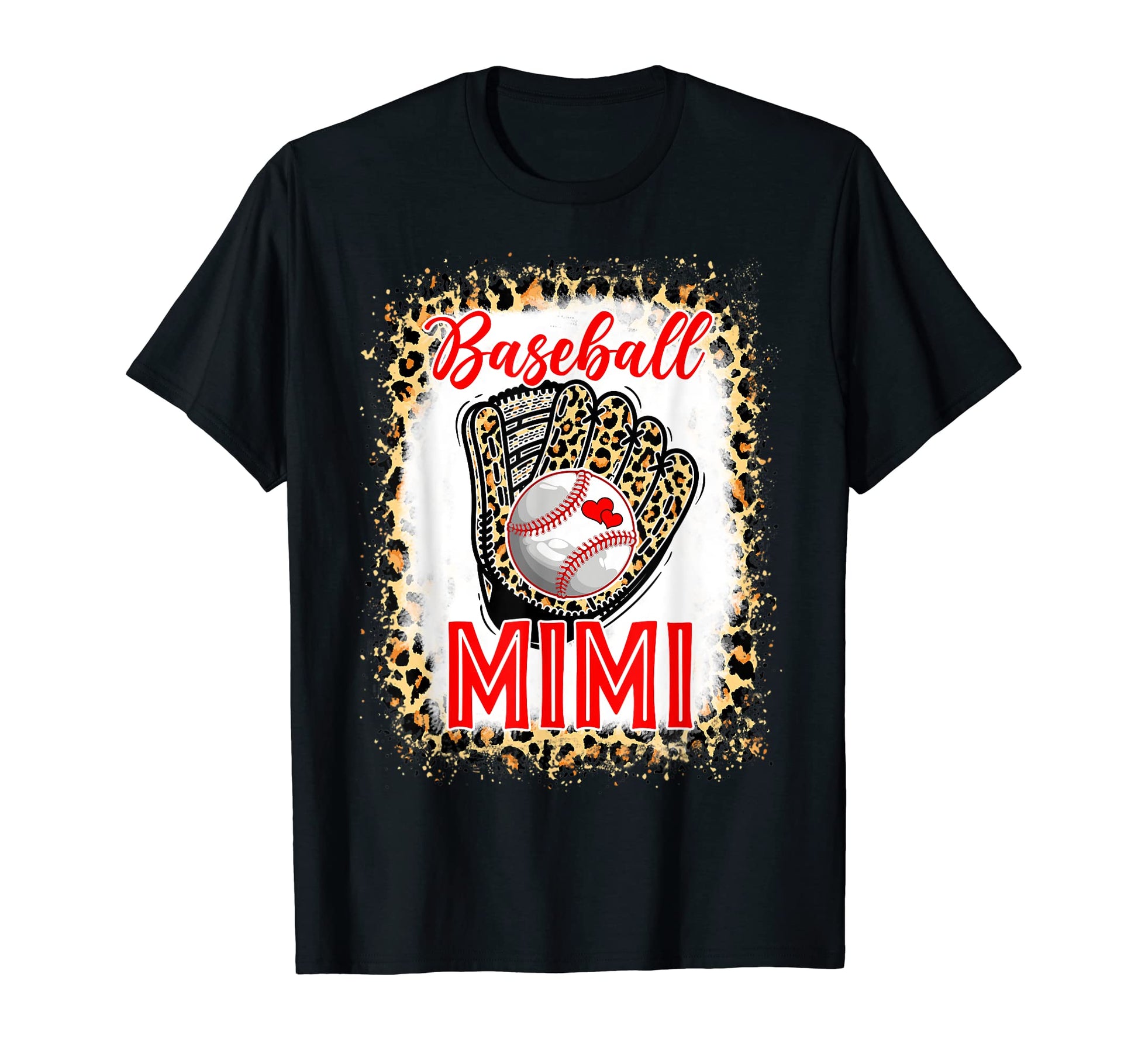 Funny Baseball Mimi Leopard Sport Lover T-Shirt - Streetwear Style Unisex - T-Shirt, Sweatshirt, Hoodie