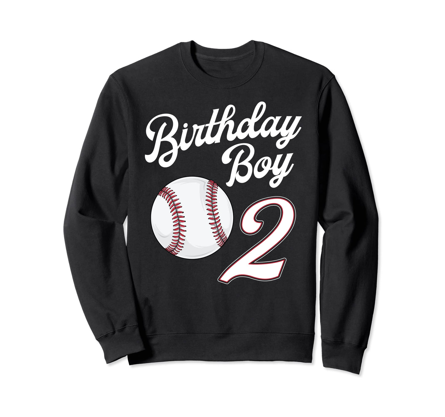 2 Years Old Baseball Themed 2Nd Sweatshirt - Streetwear Style Men Women - T-Shirt, Sweatshirt, Hoodie