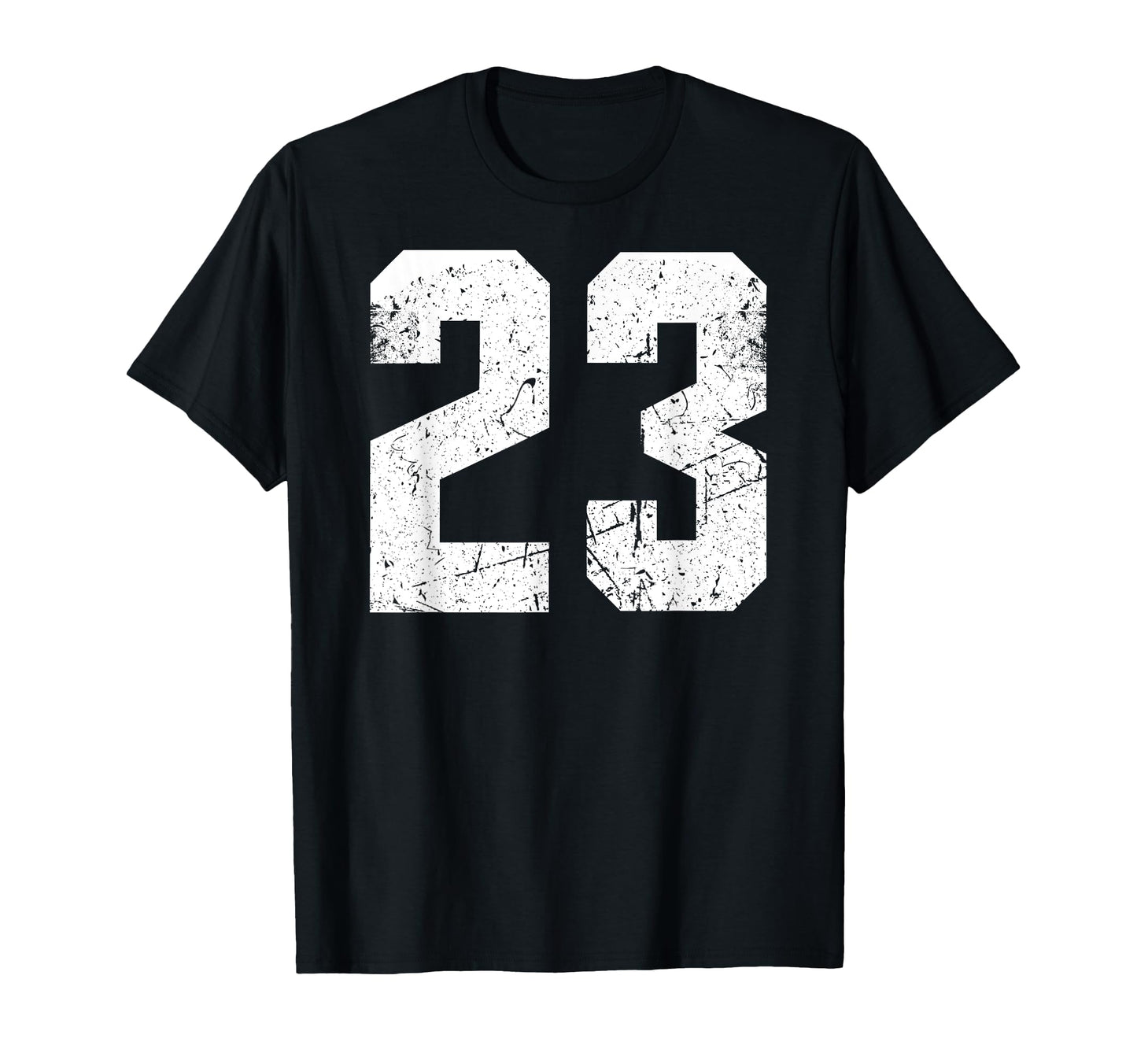 Number 23 Sport White Varsity Number T-Shirt - Graphic Print Men Women - T-Shirt, Sweatshirt, Hoodie