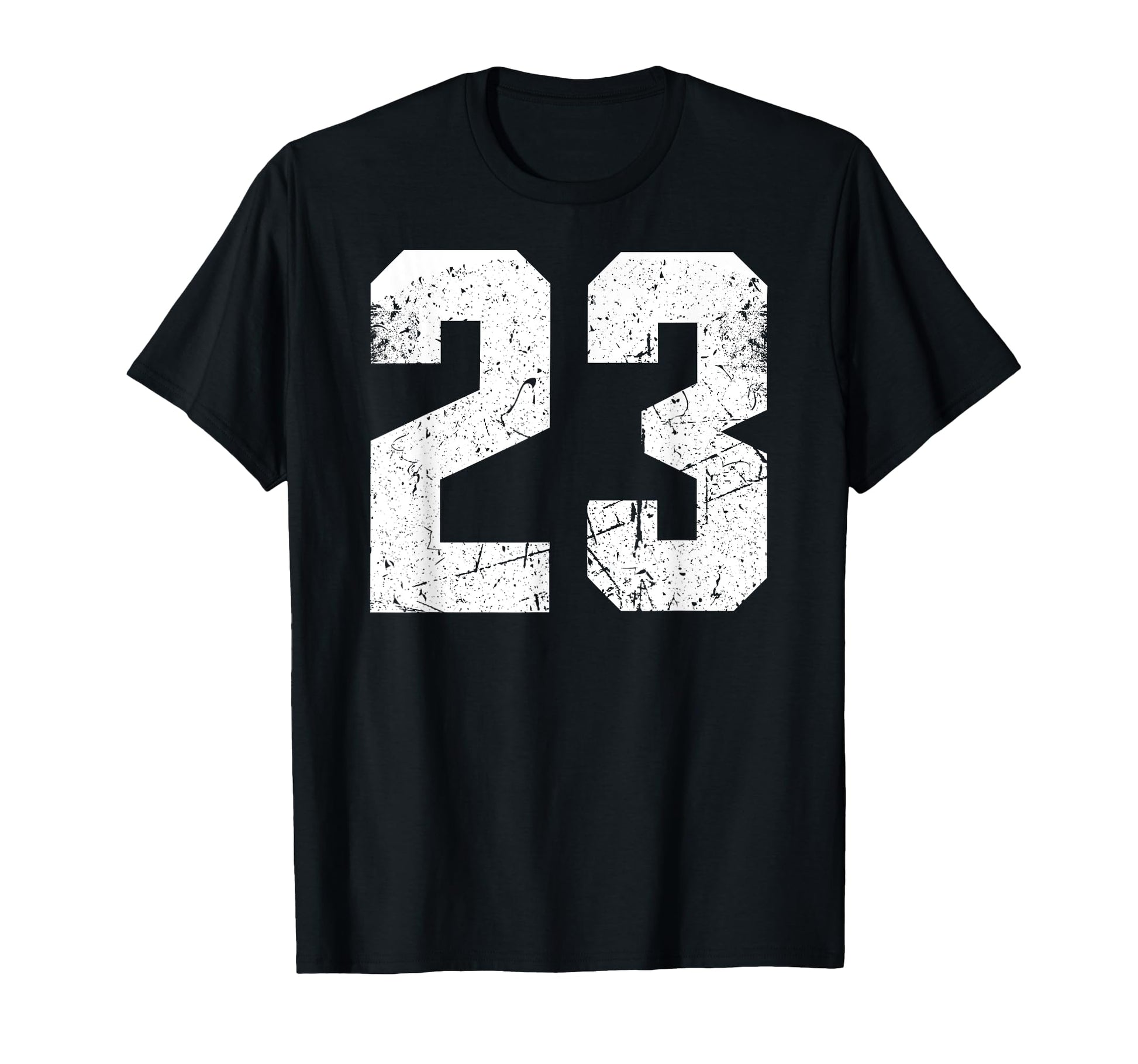 Number 23 Sport White Varsity Number T-Shirt - Graphic Print Men Women - T-Shirt, Sweatshirt, Hoodie
