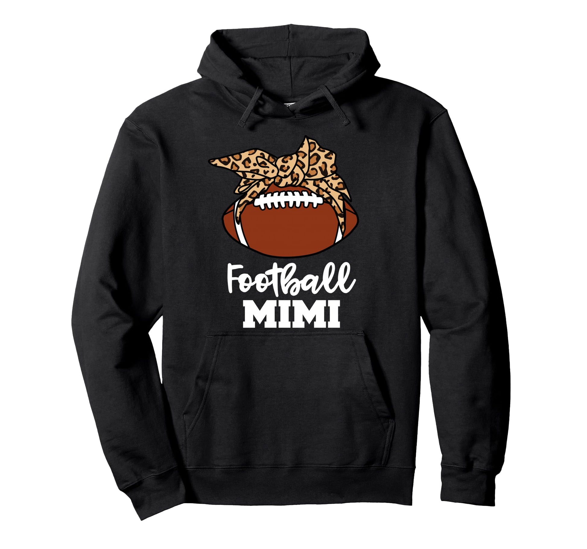Football Mimi Funny Leopard Mimi Hoodie - Unique Graphic Unisex - T-Shirt, Sweatshirt, Hoodie