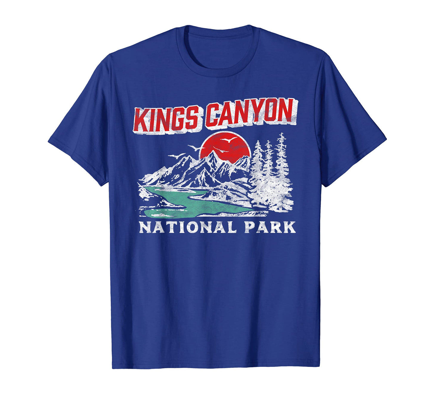 Kings Canyon National Park 80S T-Shirt - Fun Novelty Design Unisex - T-Shirt, Sweatshirt, Hoodie