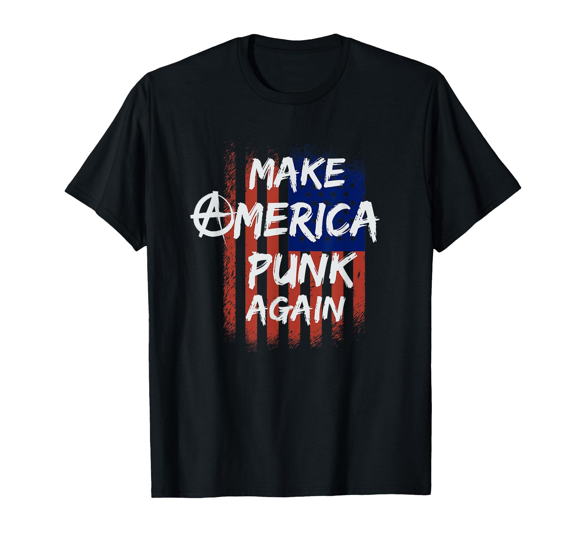 Make America Punk Again Flag Punk T-Shirt - Aesthetic Graphic Men Women - T-Shirt, Sweatshirt, Hoodie