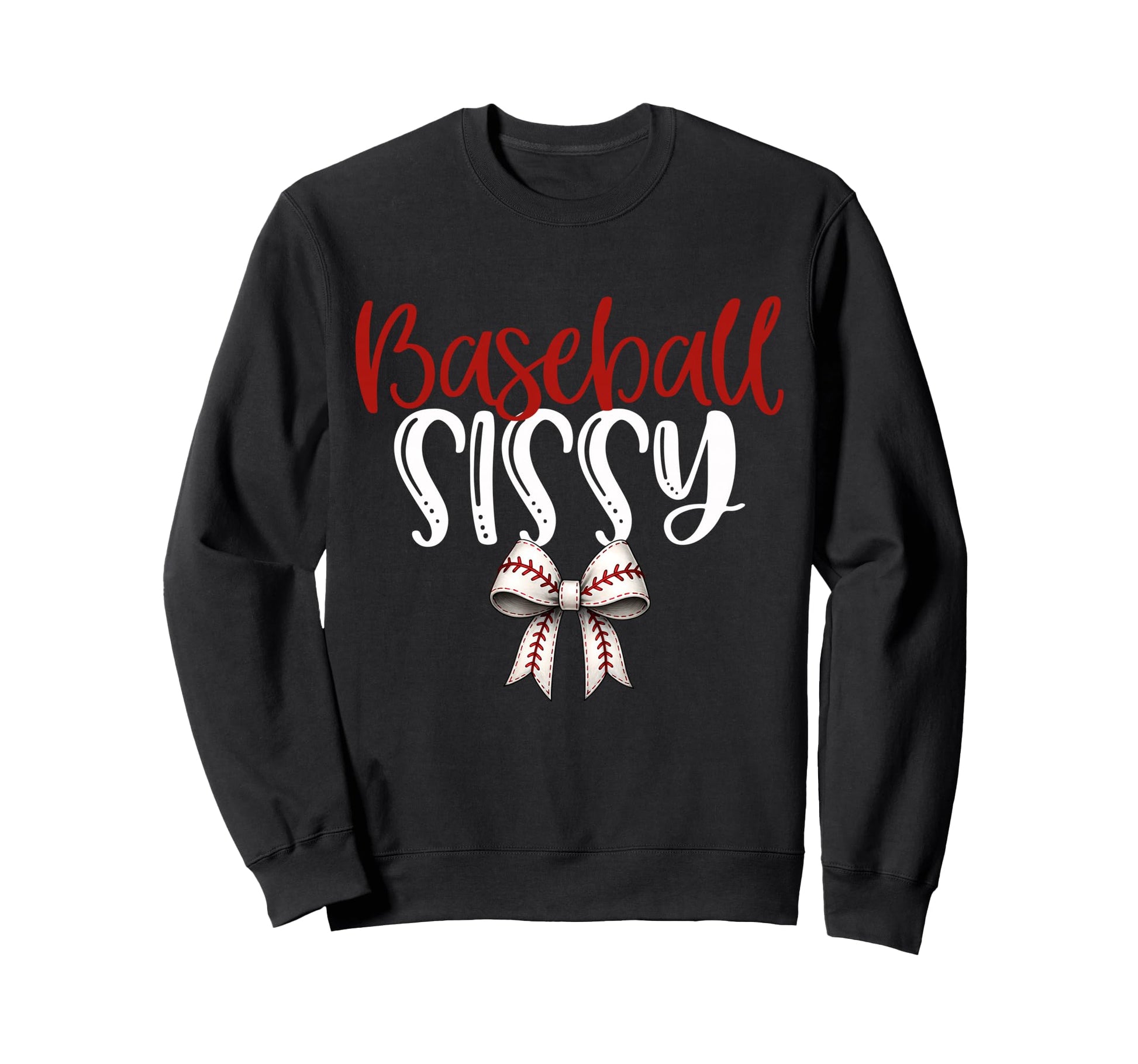 Baseball Sissy Coquette Bow Game Day Sweatshirt - Aesthetic Graphic Unisex - T-Shirt, Sweatshirt, Hoodie