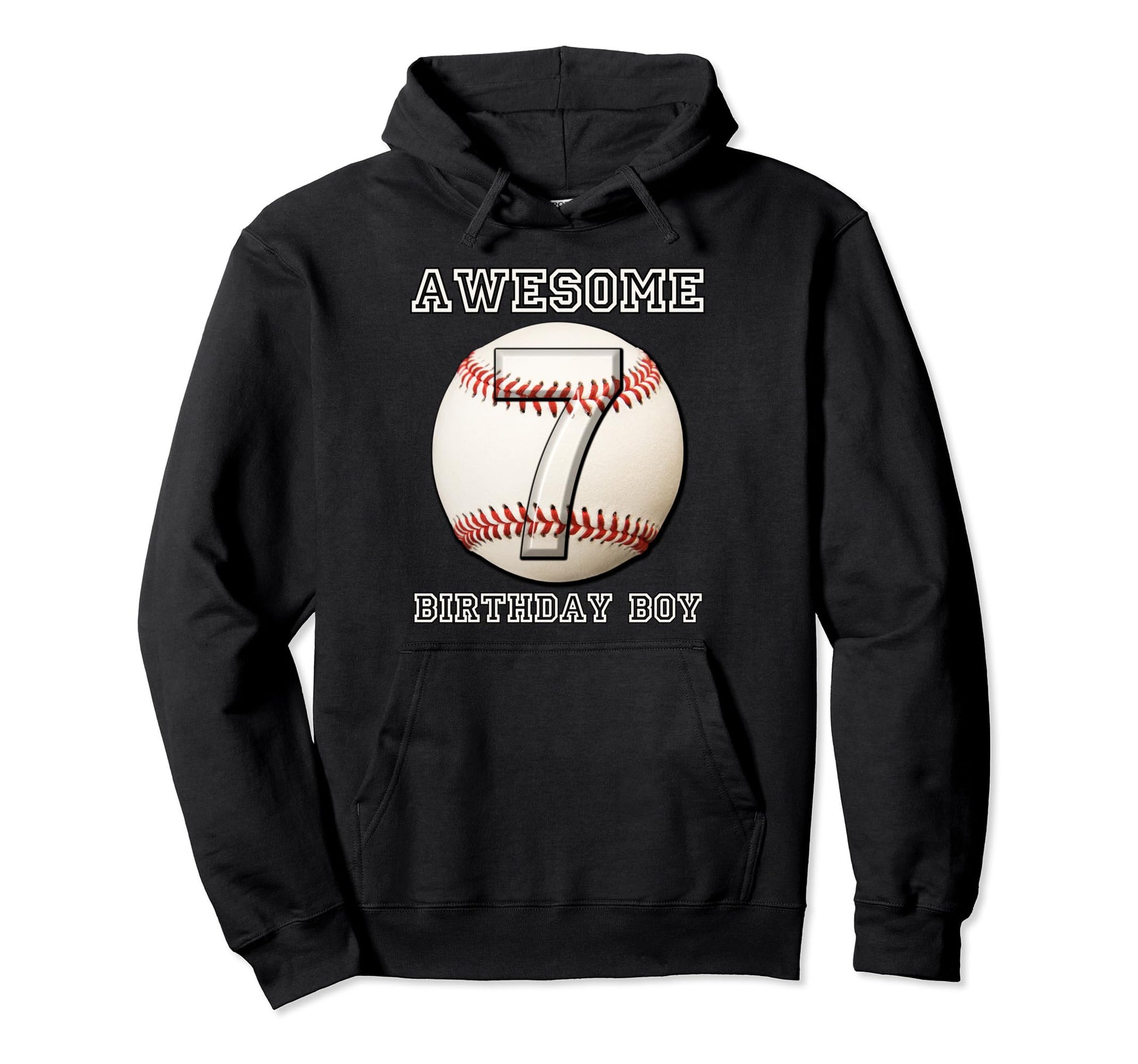 7 Years Old Baseball Themed 7Th Hoodie - Streetwear Style Men Women - T-Shirt, Sweatshirt, Hoodie