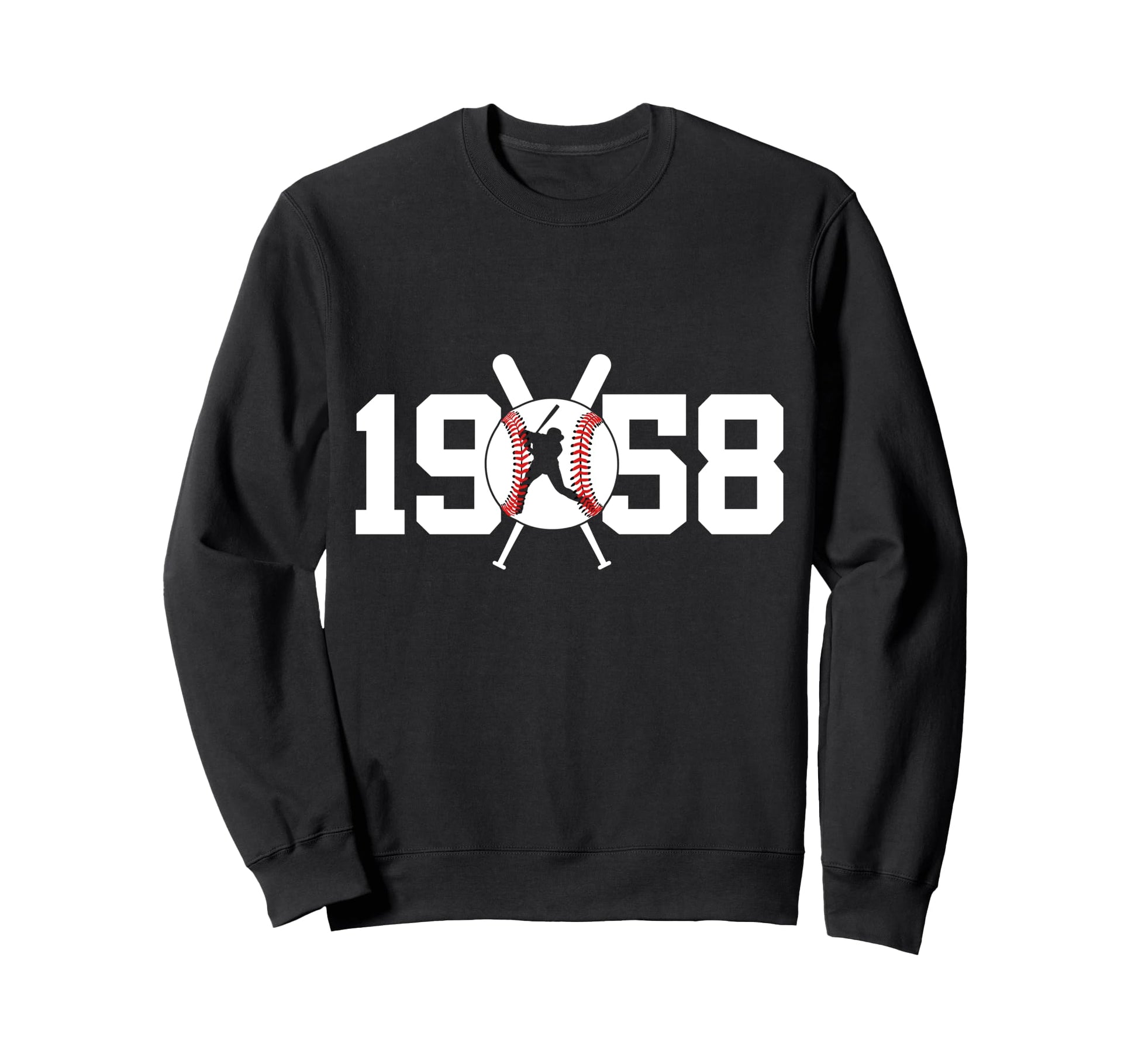 1958 Baseball 67Th Birthday Sweatshirt - Aesthetic Graphic Unisex - T-Shirt, Sweatshirt, Hoodie
