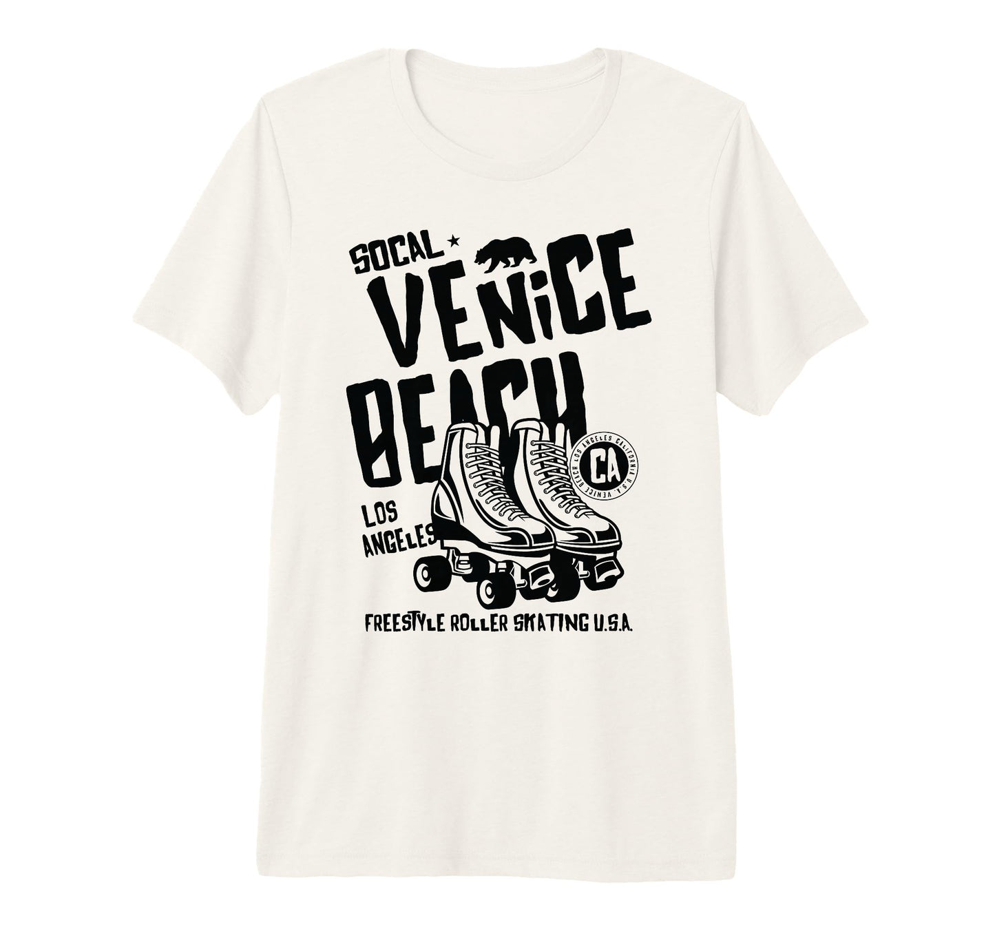 Venice Beach California Roller T-Shirt - Casual Everyday Wear Men Women - T-Shirt, Sweatshirt, Hoodie