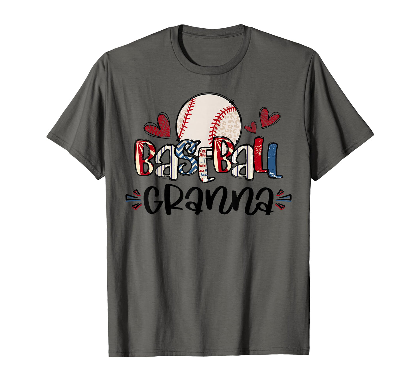 Baseball Granna Heart Proud Baseball T-Shirt - Aesthetic Graphic Men Women - T-Shirt, Sweatshirt, Hoodie