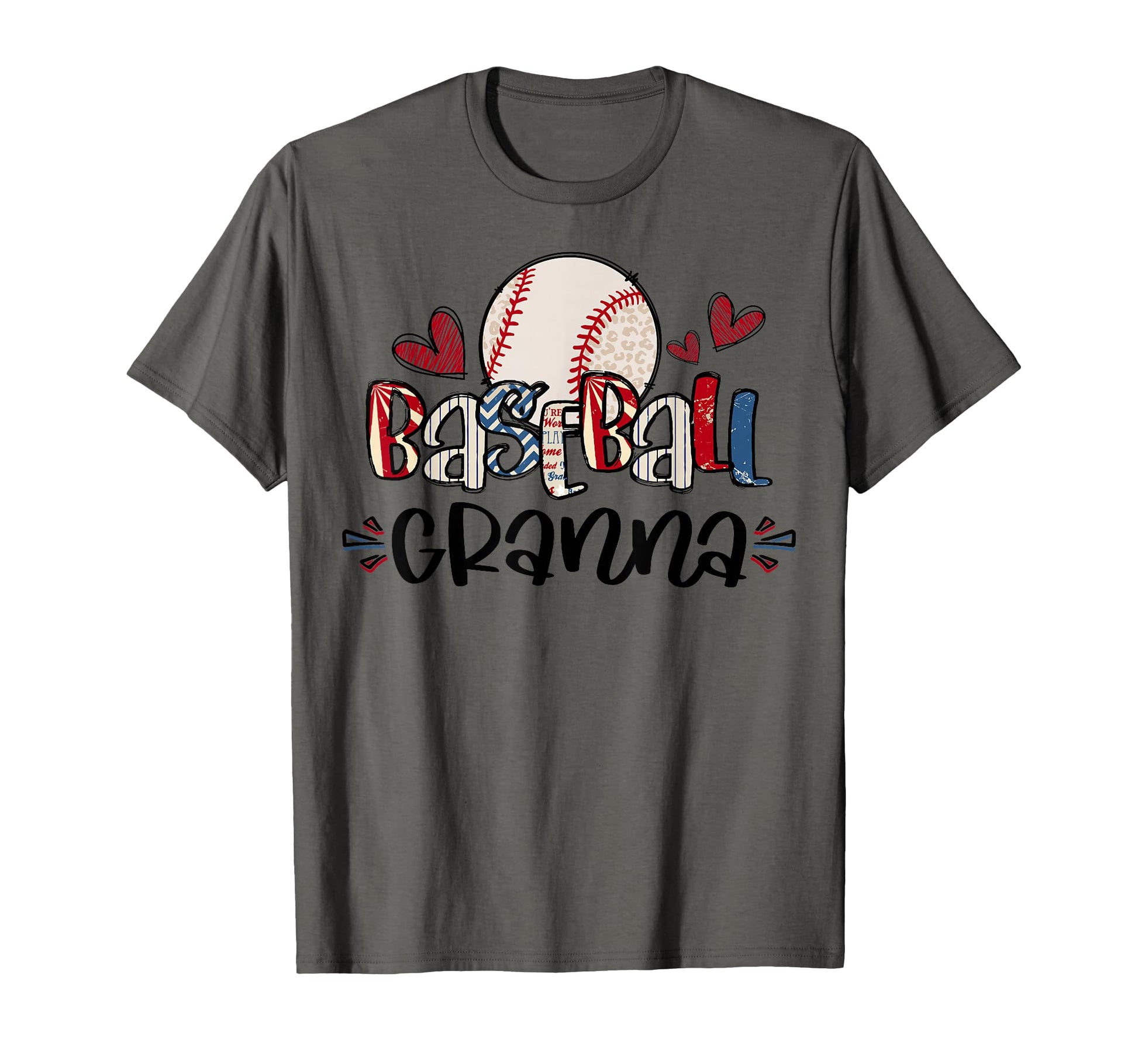 Baseball Granna Heart Proud Baseball T-Shirt - Aesthetic Graphic Men Women - T-Shirt, Sweatshirt, Hoodie