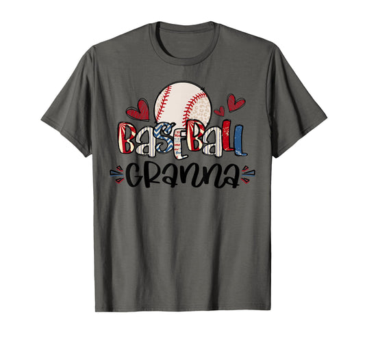 Baseball Granna Heart Proud Baseball T-Shirt - Aesthetic Graphic Men Women - T-Shirt, Sweatshirt, Hoodie