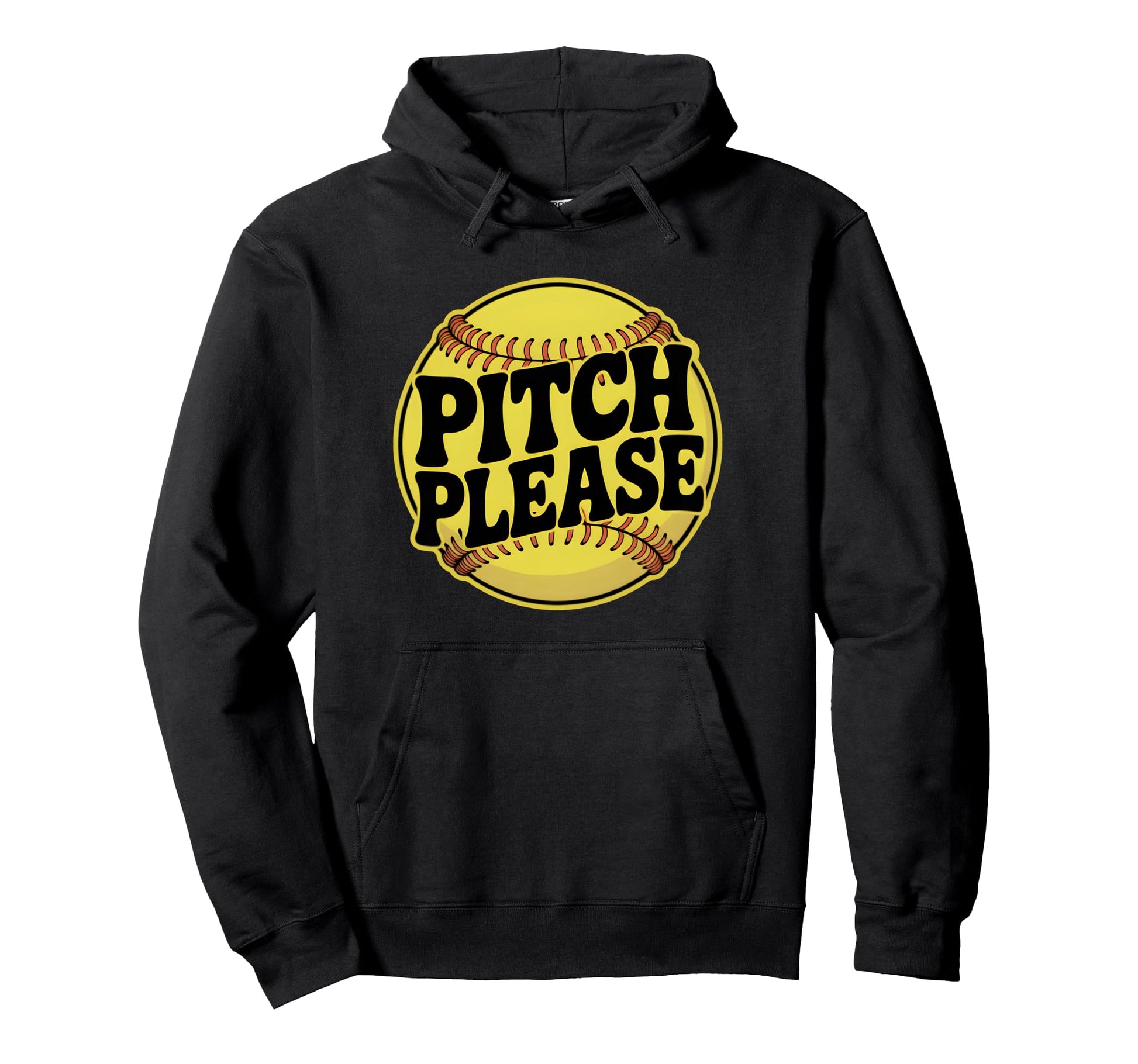 Pitch Please Funny Pun Sports Pitcher Hoodie - Graphic Print Men Women - T-Shirt, Sweatshirt, Hoodie