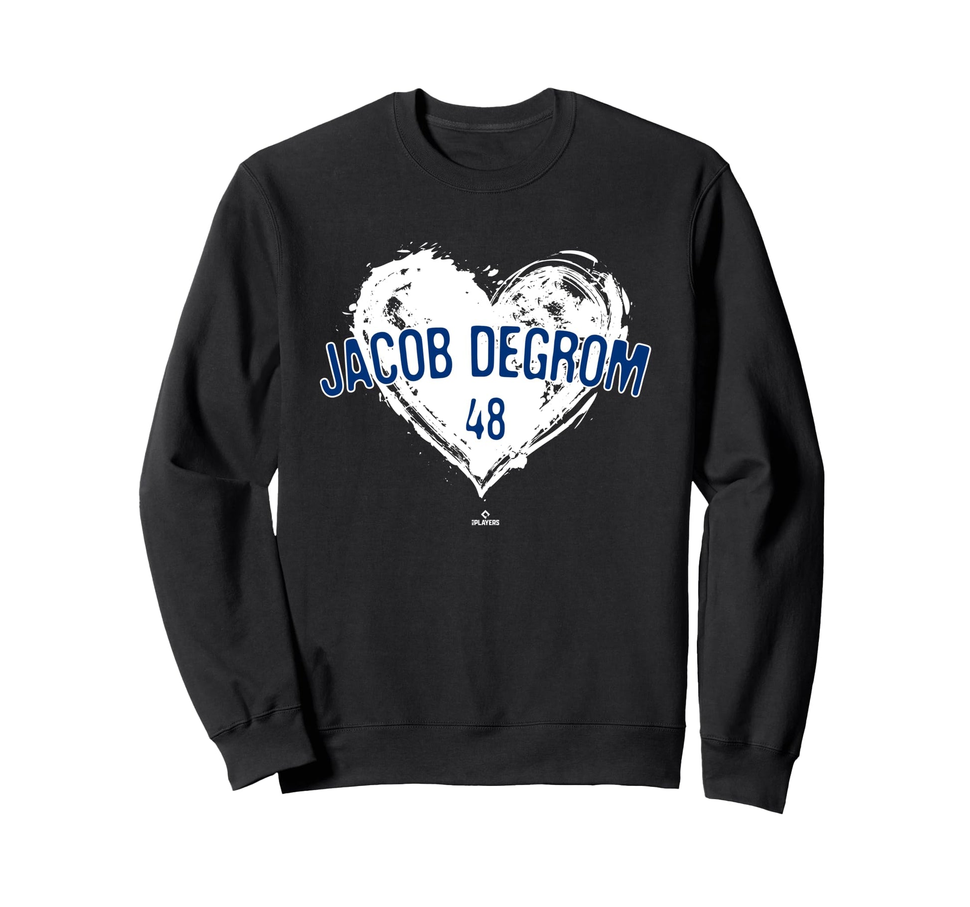 Distressed Heart Jacob Degrom Texas Sweatshirt - Graphic Print for Adults - T-Shirt, Sweatshirt, Hoodie