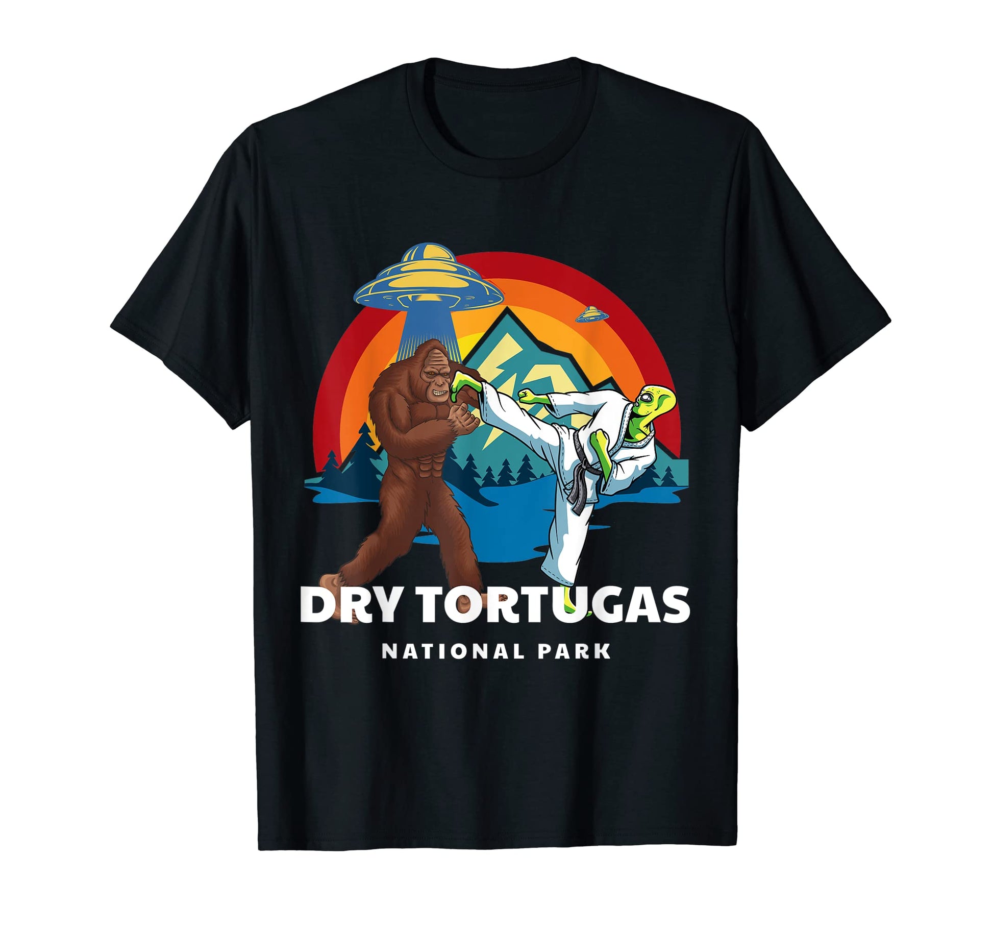 Dry Tortugas National Park Bigfoot T-Shirt - Unique Graphic Men Women - T-Shirt, Sweatshirt, Hoodie