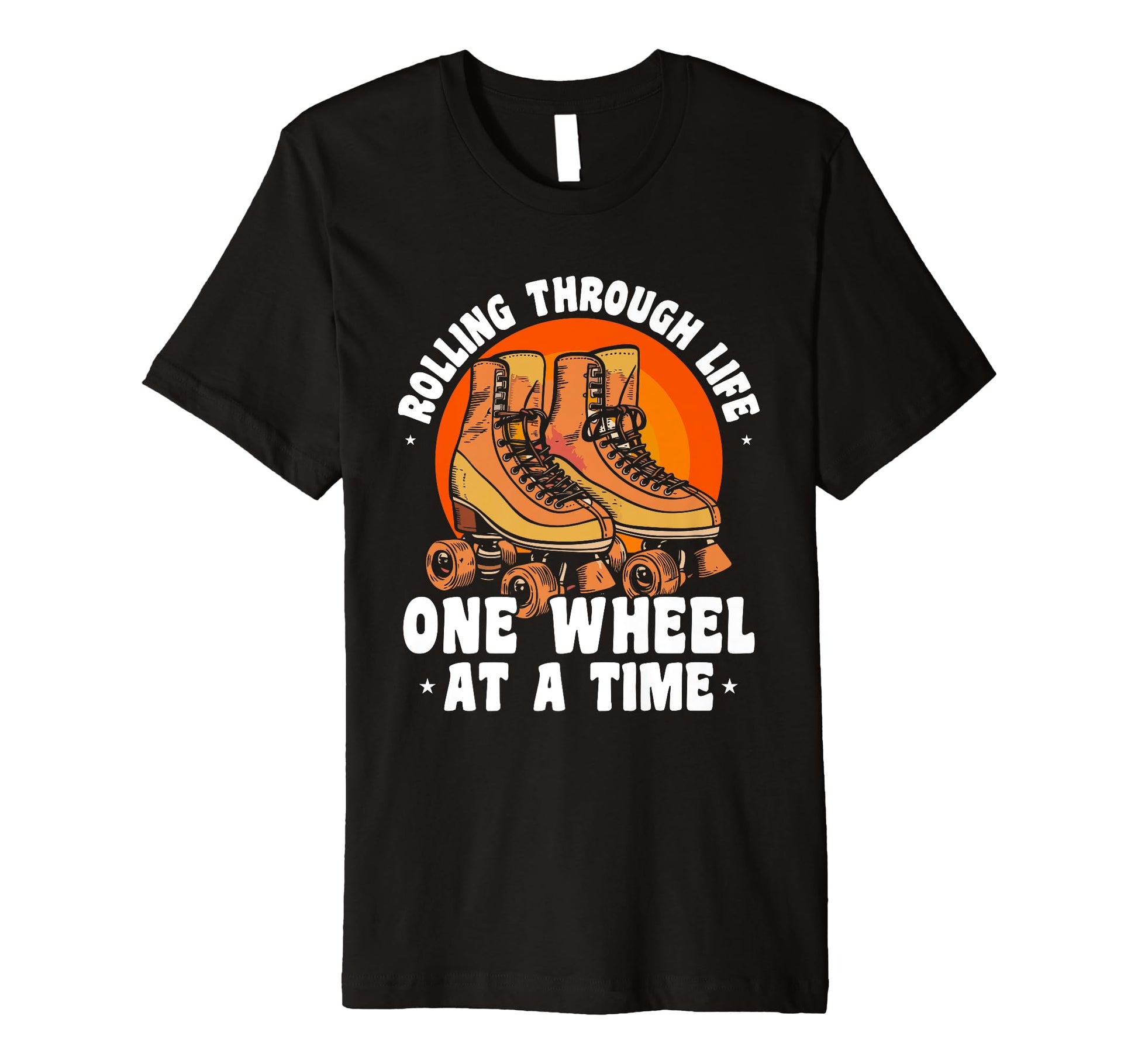 Roller Skater Rolling Through T-Shirt - Casual Everyday Wear for Adults - T-Shirt, Sweatshirt, Hoodie
