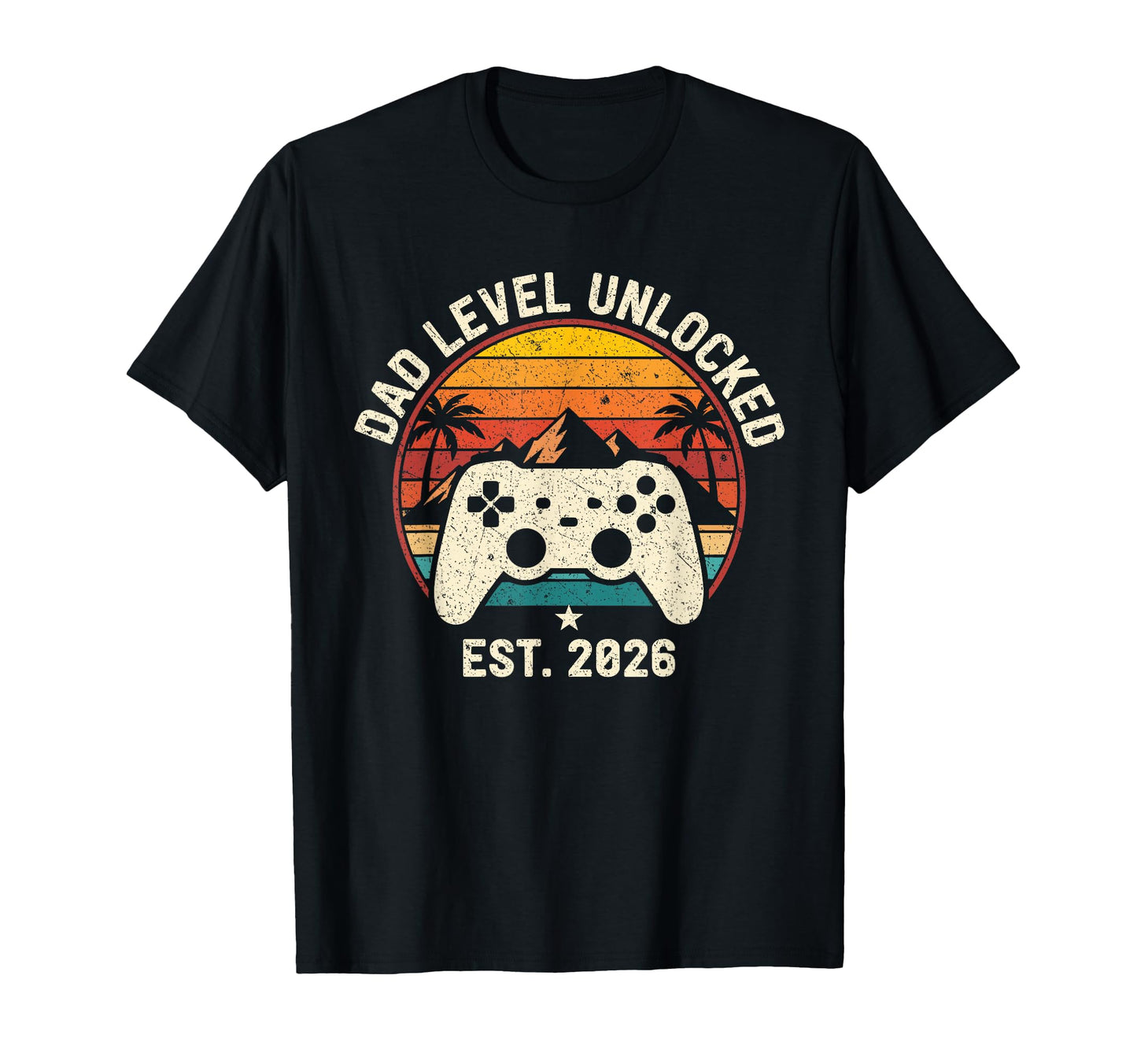 Dad Level Unlocked Leveled Up New T-Shirt - Fun Novelty Design for Adults - T-Shirt, Sweatshirt, Hoodie