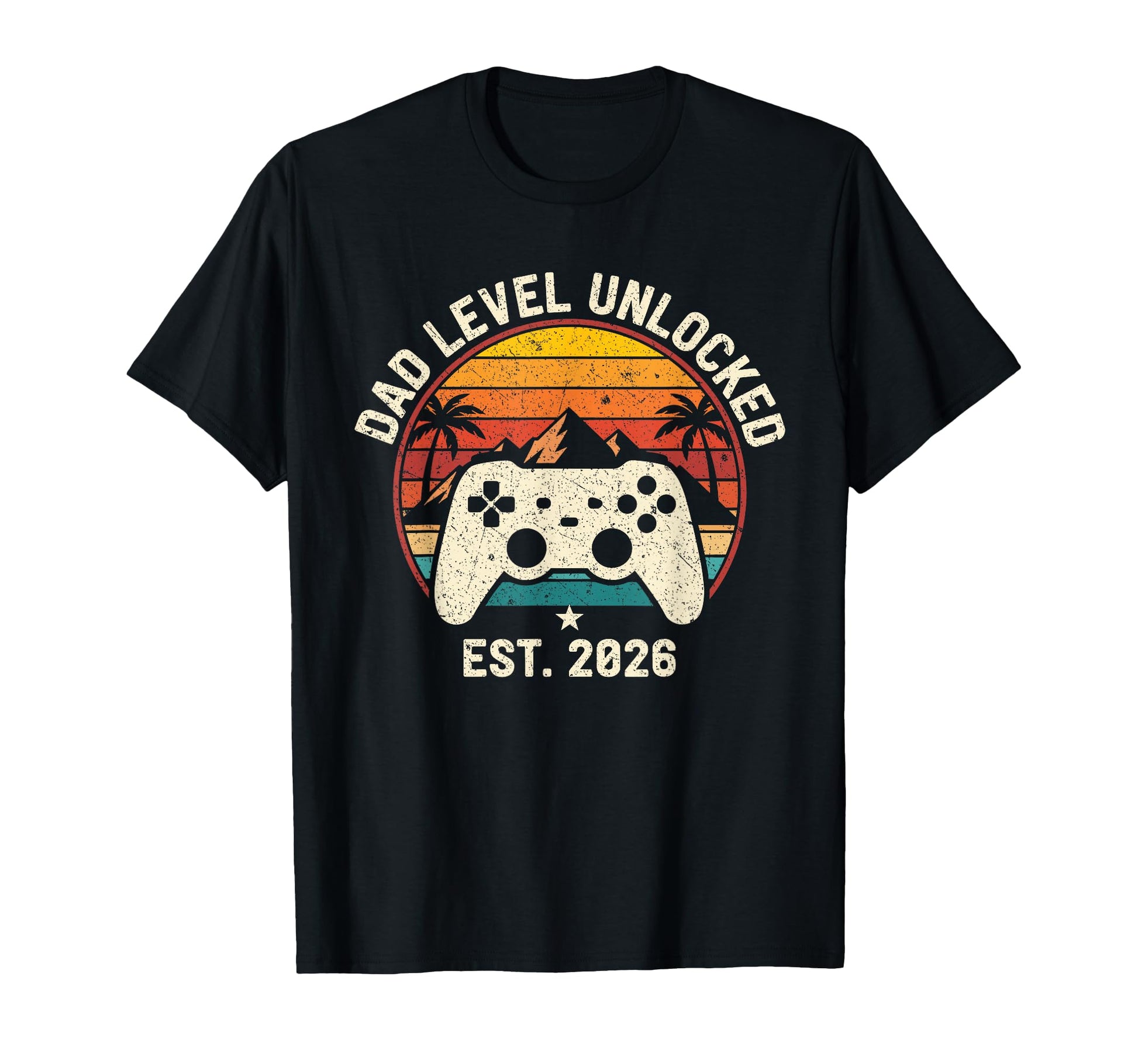 Dad Level Unlocked Leveled Up New T-Shirt - Fun Novelty Design for Adults - T-Shirt, Sweatshirt, Hoodie