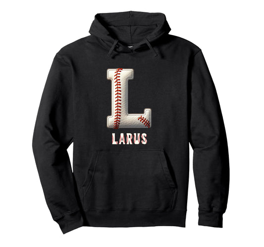 Baseball Home Run Moritz Initial Hoodie - Casual Everyday Wear Unisex - T-Shirt, Sweatshirt, Hoodie