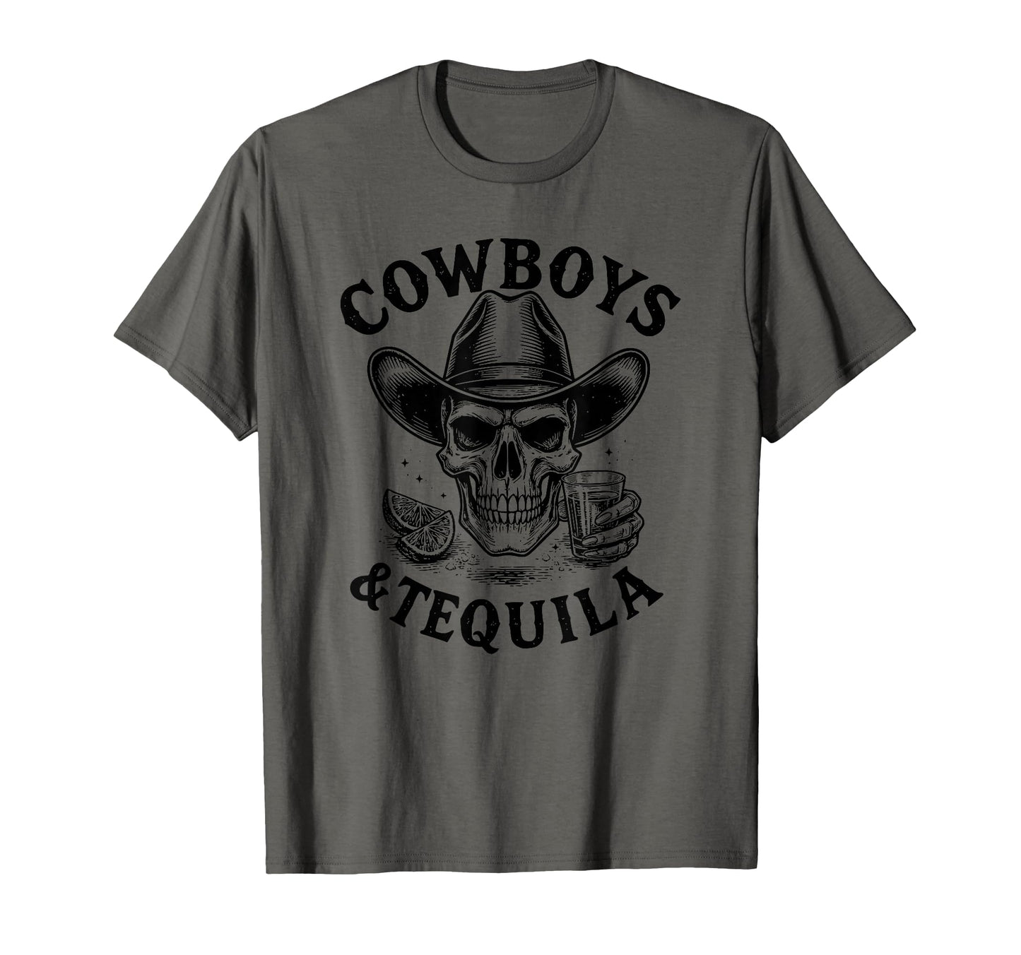 Cowboys And Tequila Country Rodeo T-Shirt - Fun Novelty Design Unisex - T-Shirt, Sweatshirt, Hoodie