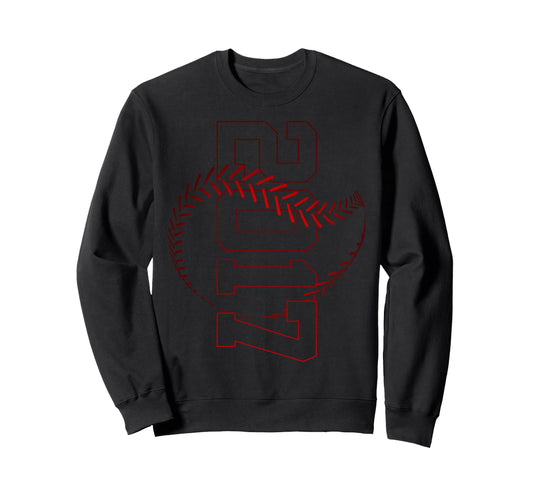 9 Years 2017 Baseball 9Th Birthday Sweatshirt - Custom Art Print for Adults - T-Shirt, Sweatshirt, Hoodie