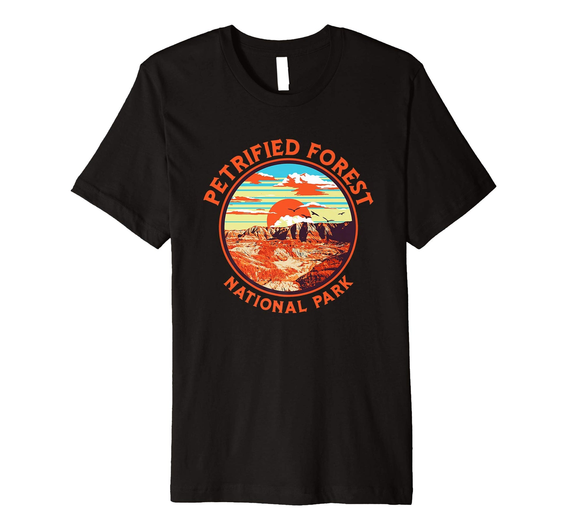 Petrified Forest National Park 80S T-Shirt - Graphic Print Unisex - T-Shirt, Sweatshirt, Hoodie