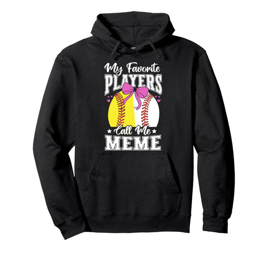 Baseball Grandma Favorite Softball Hoodie - Trendy Graphic for Adults - T-Shirt, Sweatshirt, Hoodie