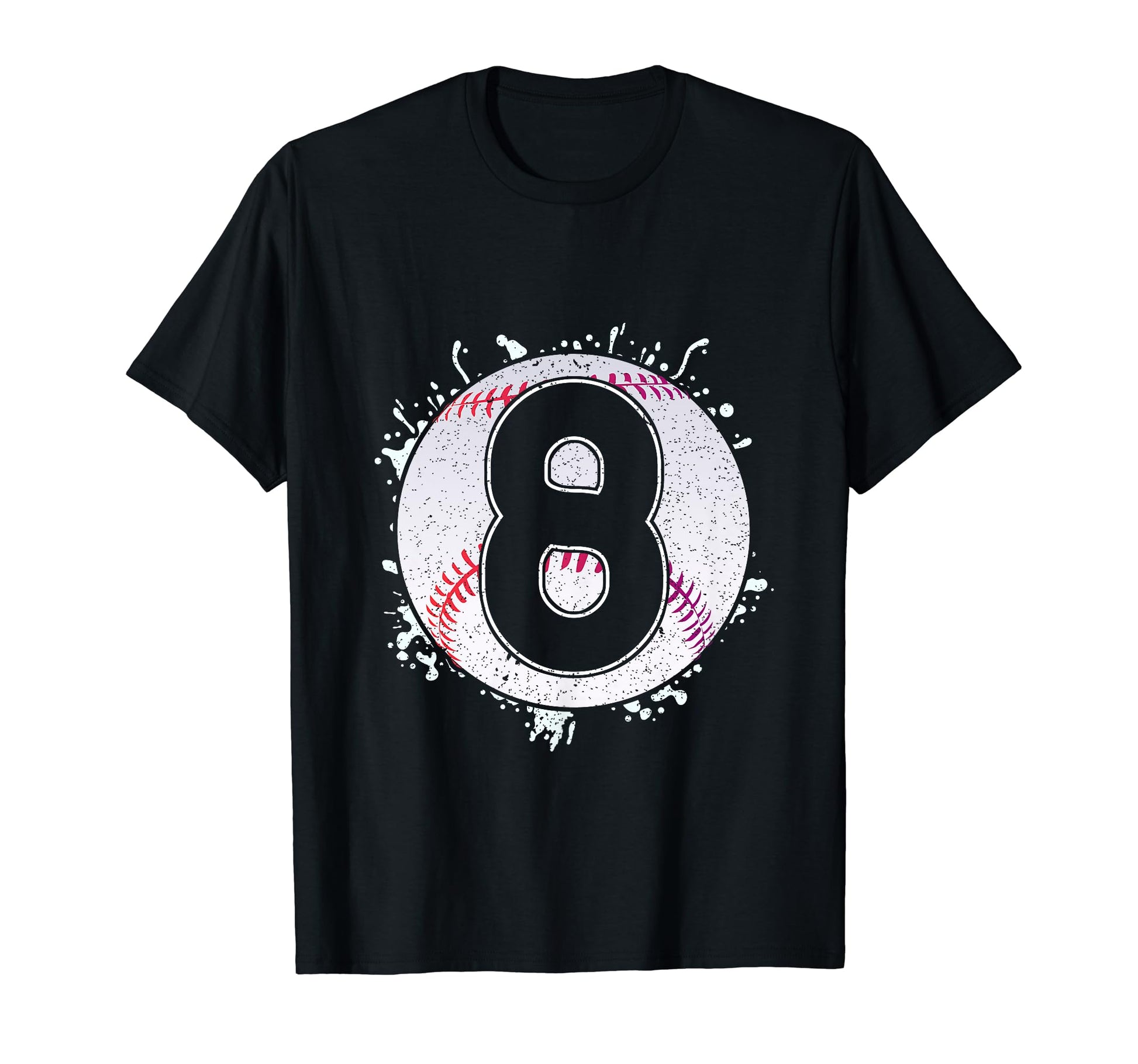 Baseball Birthday 8Th Birthday T-Shirt - Casual Everyday Wear Men Women - T-Shirt, Sweatshirt, Hoodie