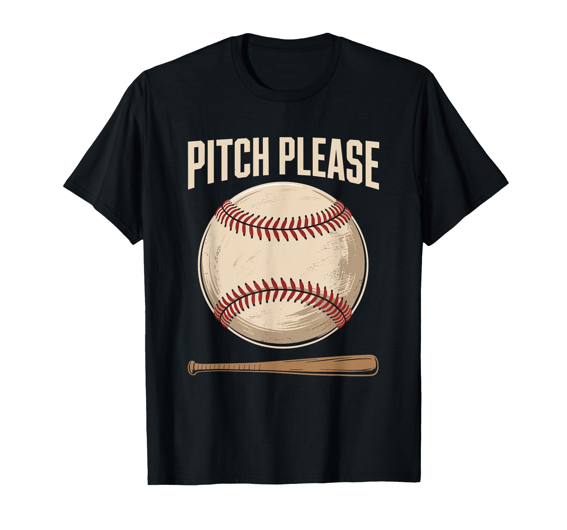 Pitch Please Baseball Lover Mom T-Shirt - Casual Everyday Wear Men Women - T-Shirt, Sweatshirt, Hoodie