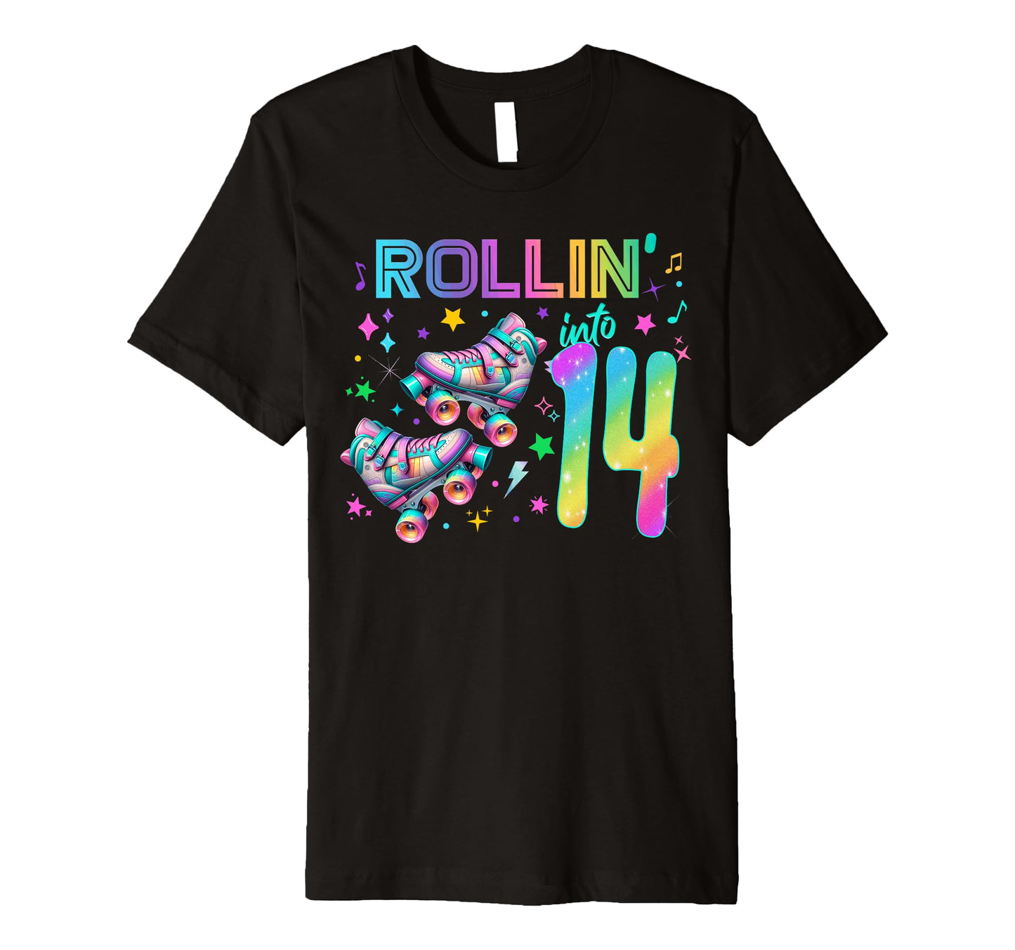 Roller Skates Birthday Outfit T-Shirt - Streetwear Style Unisex - T-Shirt, Sweatshirt, Hoodie
