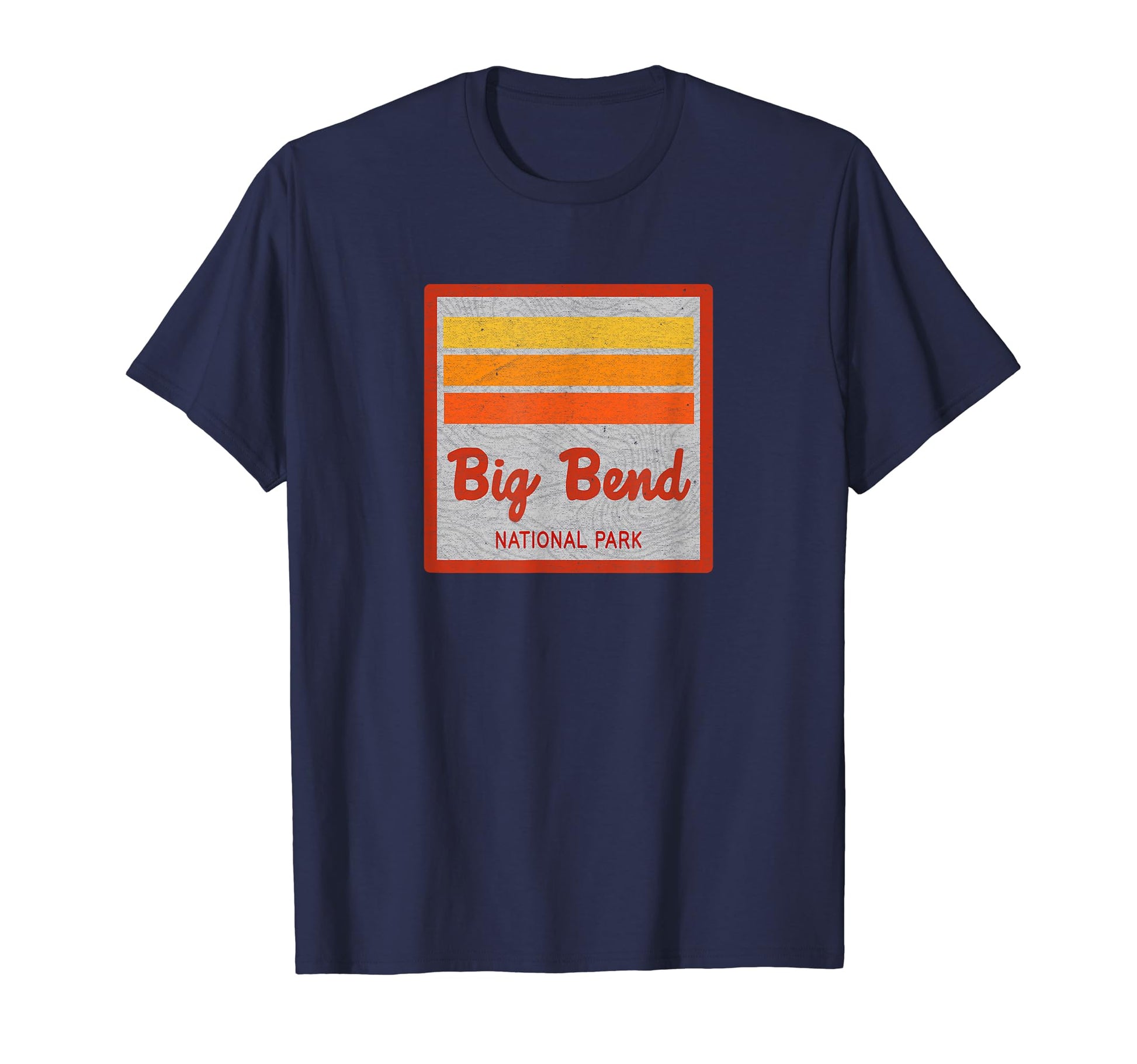 Big Bend National Park Stripes T-Shirt - Graphic Print for Adults - T-Shirt, Sweatshirt, Hoodie