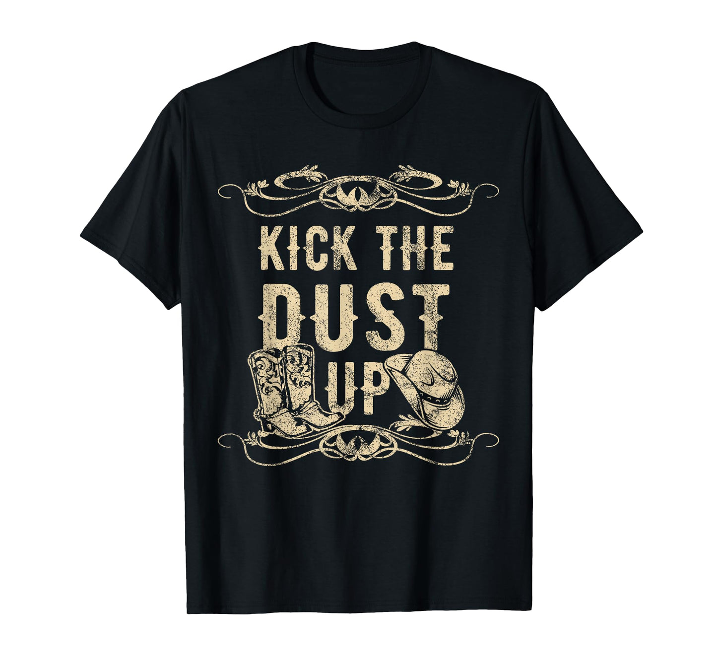 Kick Dust Up Country Dancers T-Shirt - Minimalist Print for Adults - T-Shirt, Sweatshirt, Hoodie