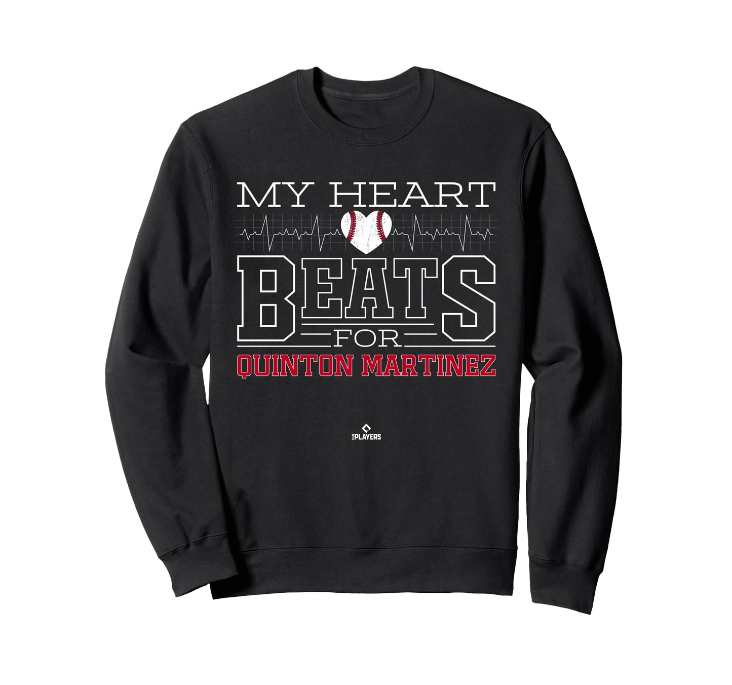 My Heart Beats Quinton Martinez Sweatshirt - Minimalist Print for Adults - T-Shirt, Sweatshirt, Hoodie