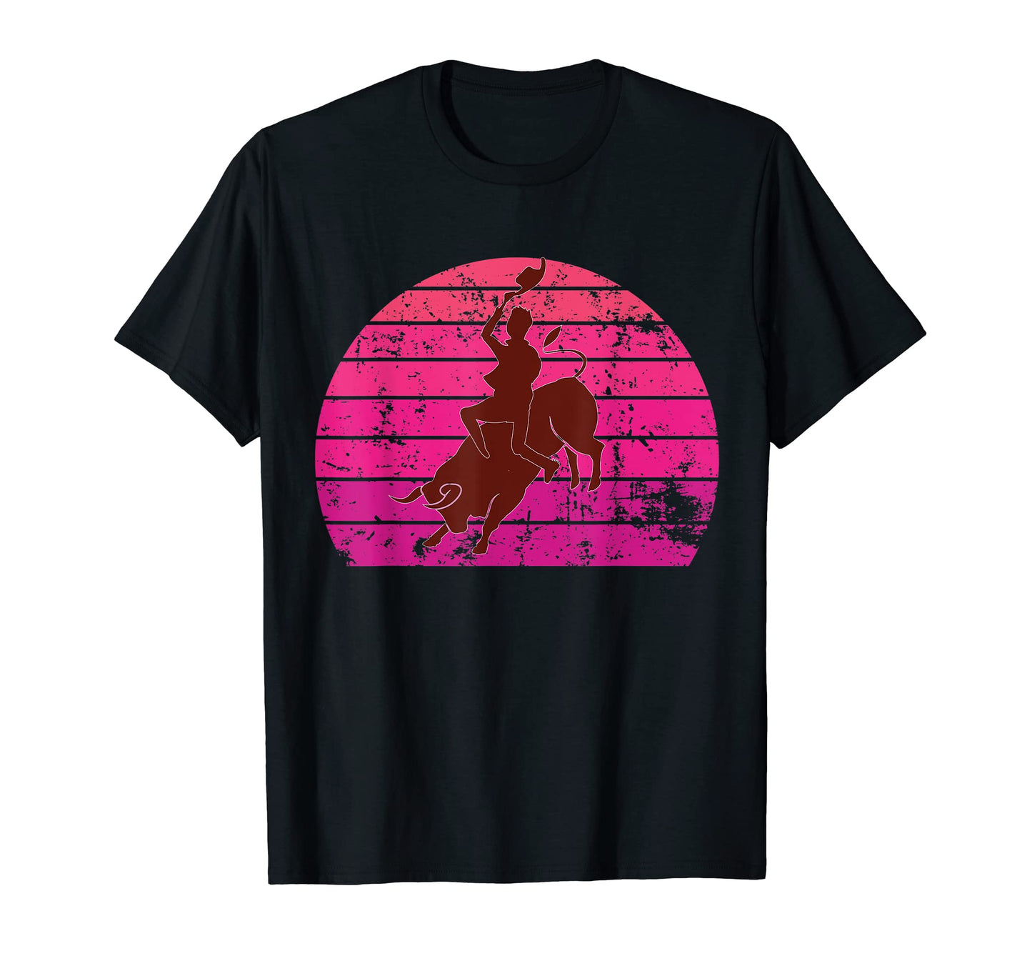 Bull Riding Cowboy Western T-Shirt - Casual Everyday Wear Unisex - T-Shirt, Sweatshirt, Hoodie