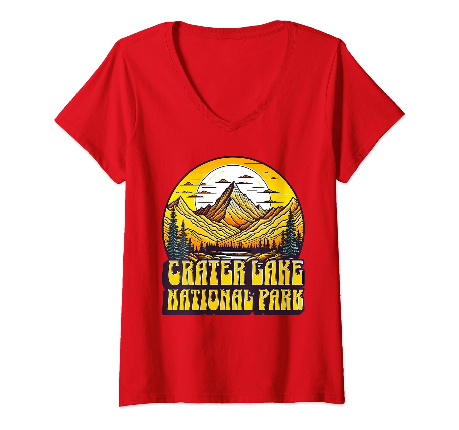 Crater Lake National Park Oregon Usa Outdoor Hoodie - Trendy Graphic Unisex - T-Shirt, Sweatshirt, Hoodie