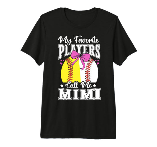Baseball Grandma Favorite Softball T-Shirt - Fun Novelty Design Unisex - T-Shirt, Sweatshirt, Hoodie