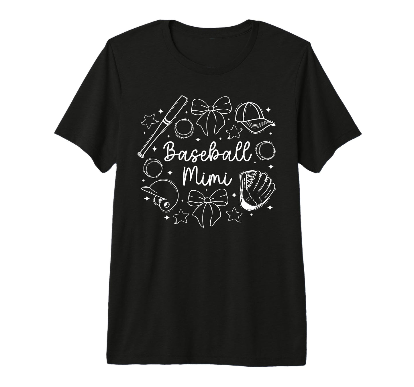 Baseball Mimi Coquette Mimi Baseball T-Shirt - Minimalist Print for Adults - T-Shirt, Sweatshirt, Hoodie