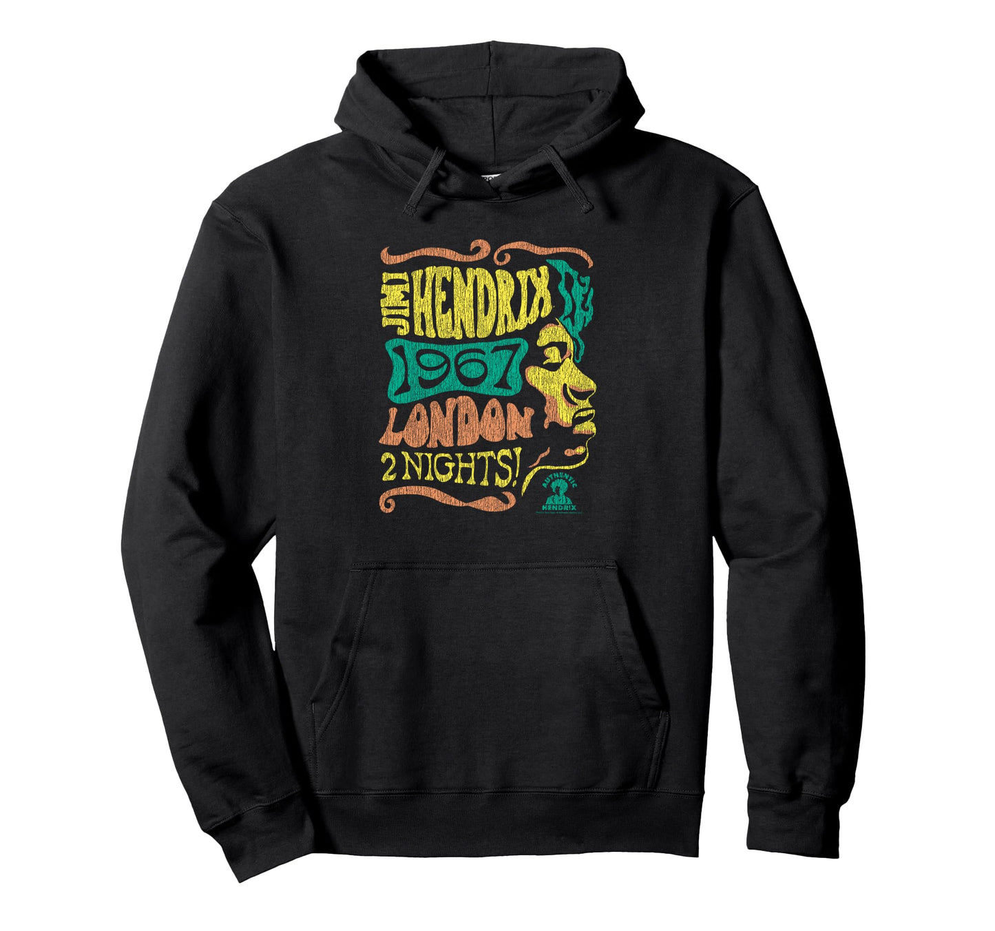 Jimi Hendrix 1967 London Concert Band Hoodie - Minimalist Print Unisex - T-Shirt, Sweatshirt, Hoodie