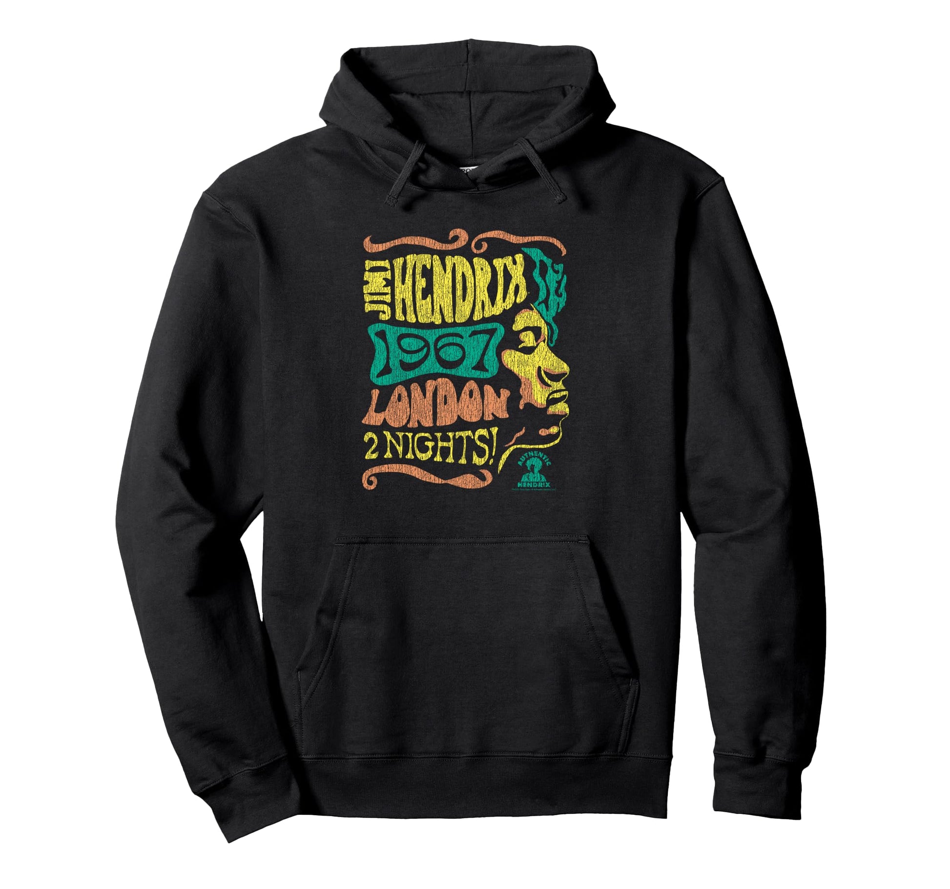 Jimi Hendrix 1967 London Concert Band Hoodie - Minimalist Print Unisex - T-Shirt, Sweatshirt, Hoodie