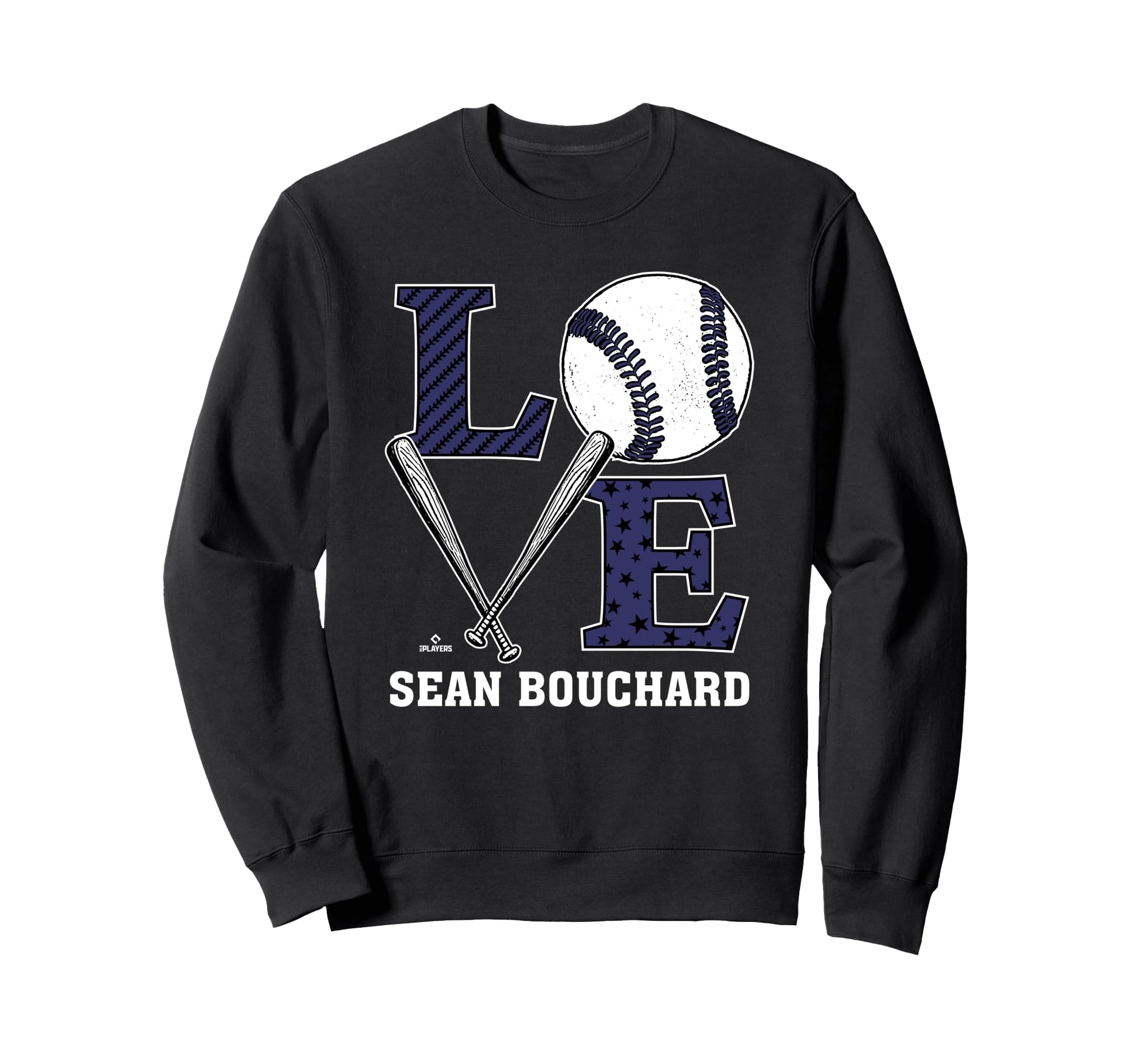 Distressed Baseball Love Sean Sweatshirt - Trendy Graphic for Adults - T-Shirt, Sweatshirt, Hoodie