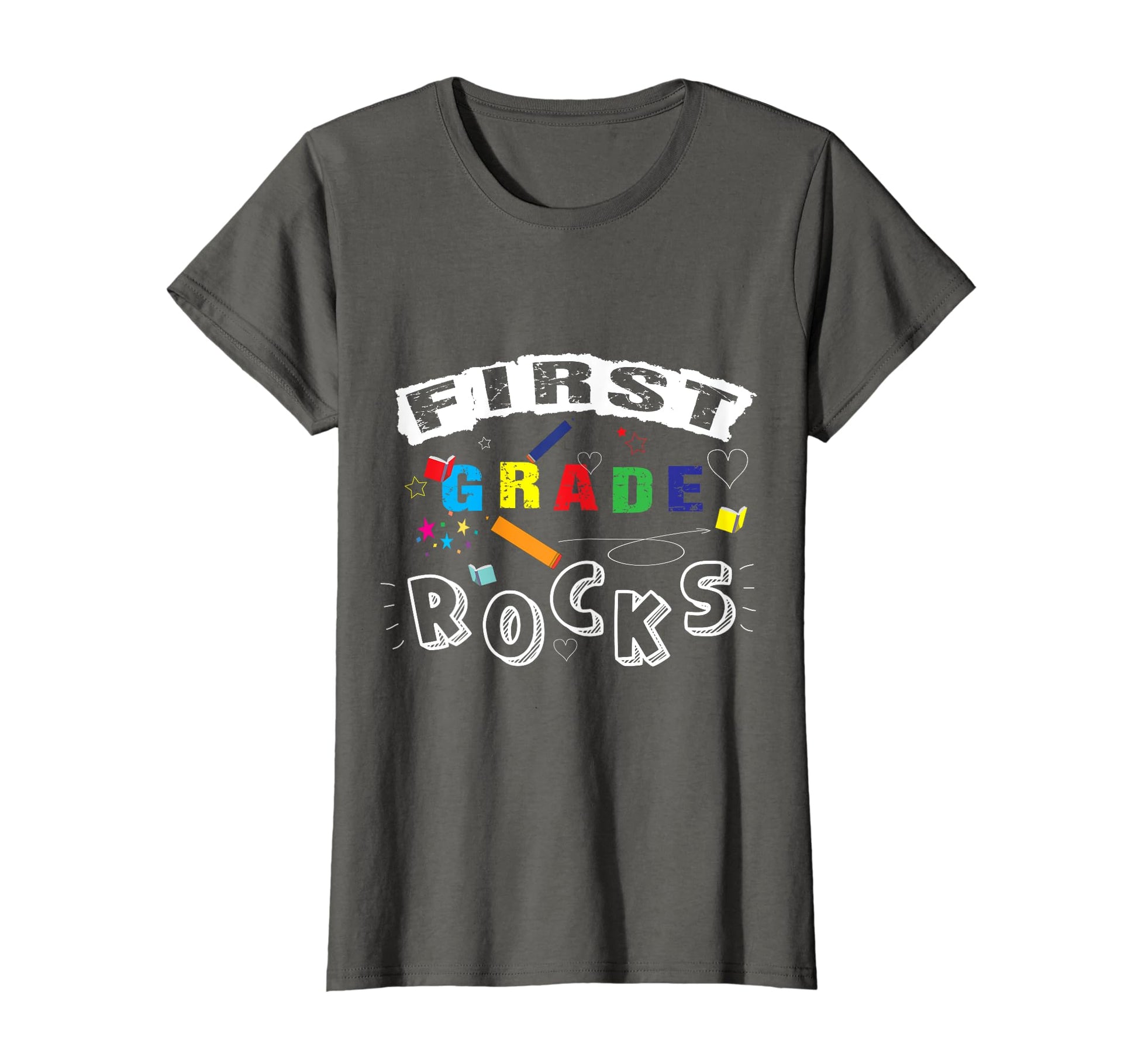 1St Grade Teacher I Ready To Rocks T-Shirt - Aesthetic Graphic Men Women - T-Shirt, Sweatshirt, Hoodie