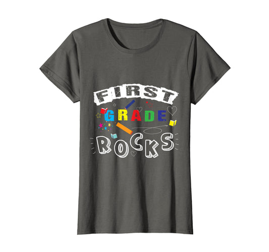 1St Grade Teacher I Ready To Rocks T-Shirt - Aesthetic Graphic Men Women - T-Shirt, Sweatshirt, Hoodie