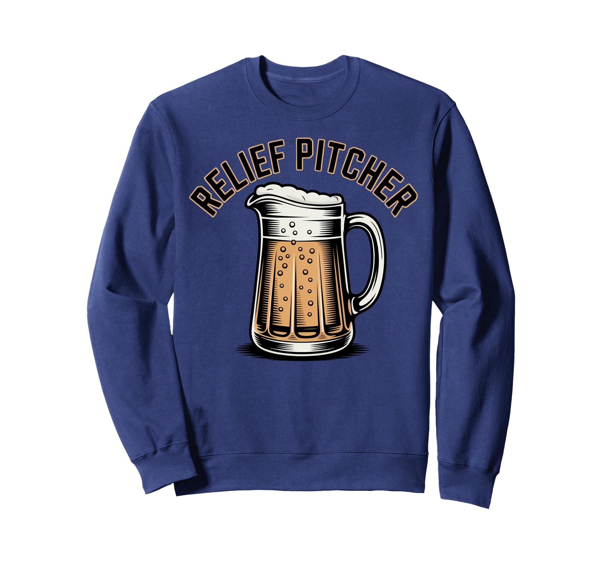 Relief Pitcher Funny Baseball Sweatshirt - Minimalist Print for Adults - T-Shirt, Sweatshirt, Hoodie