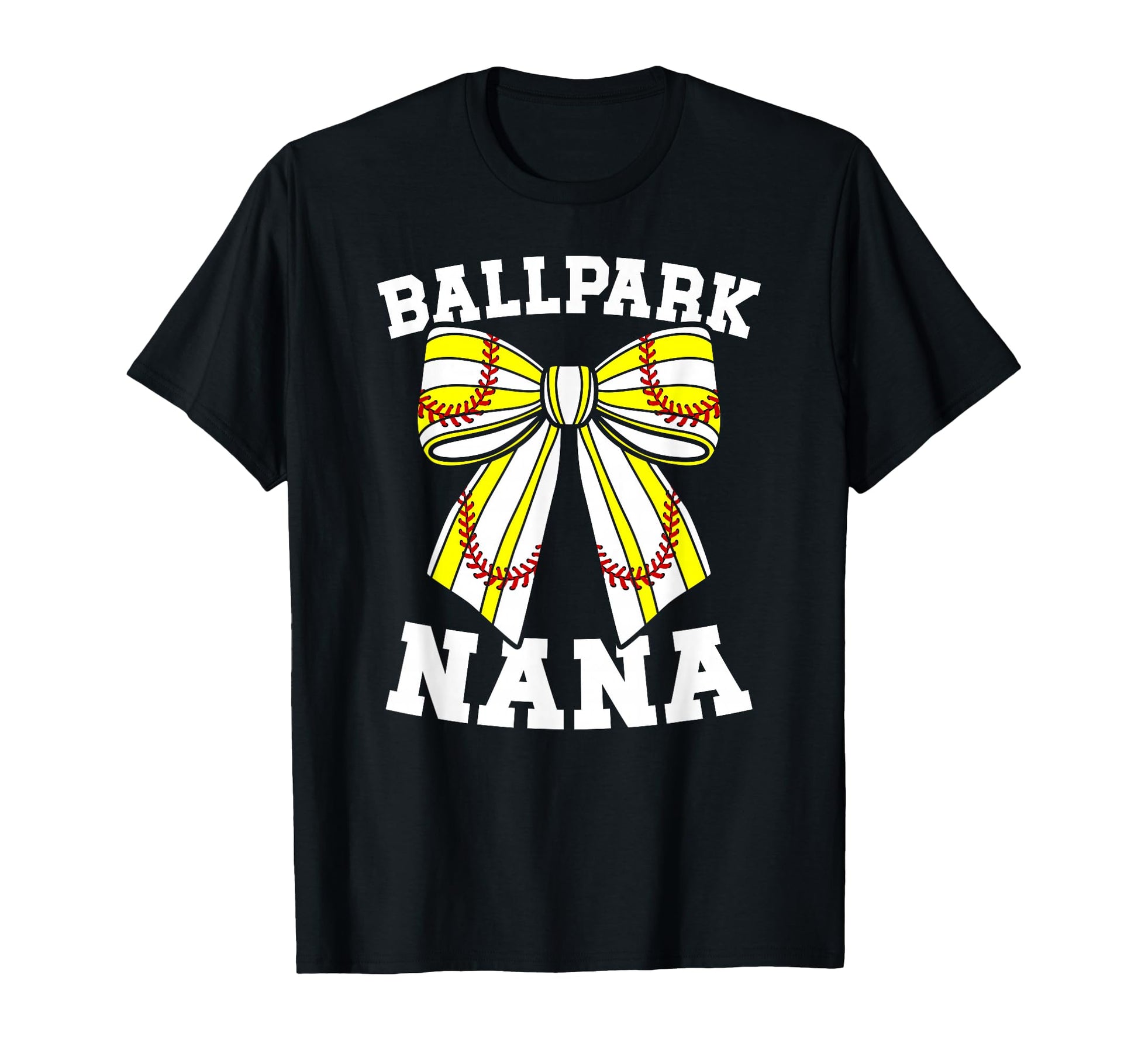Ballpark Nana Grandma Softball T-Shirt - Minimalist Print Men Women - T-Shirt, Sweatshirt, Hoodie