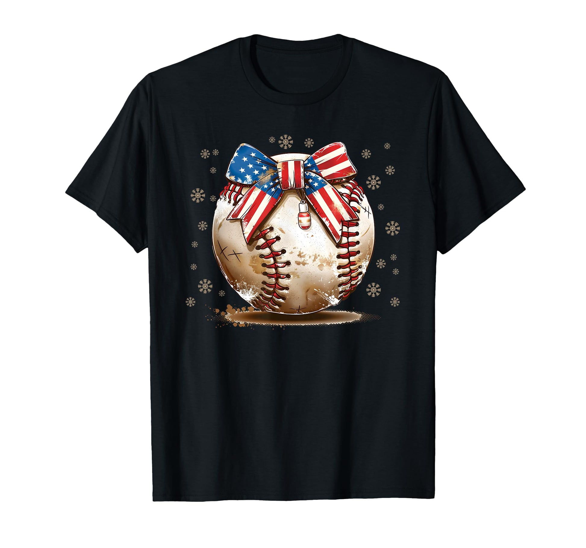Baseball Coquette Bow Baseball Players T-Shirt - Graphic Print Unisex - T-Shirt, Sweatshirt, Hoodie