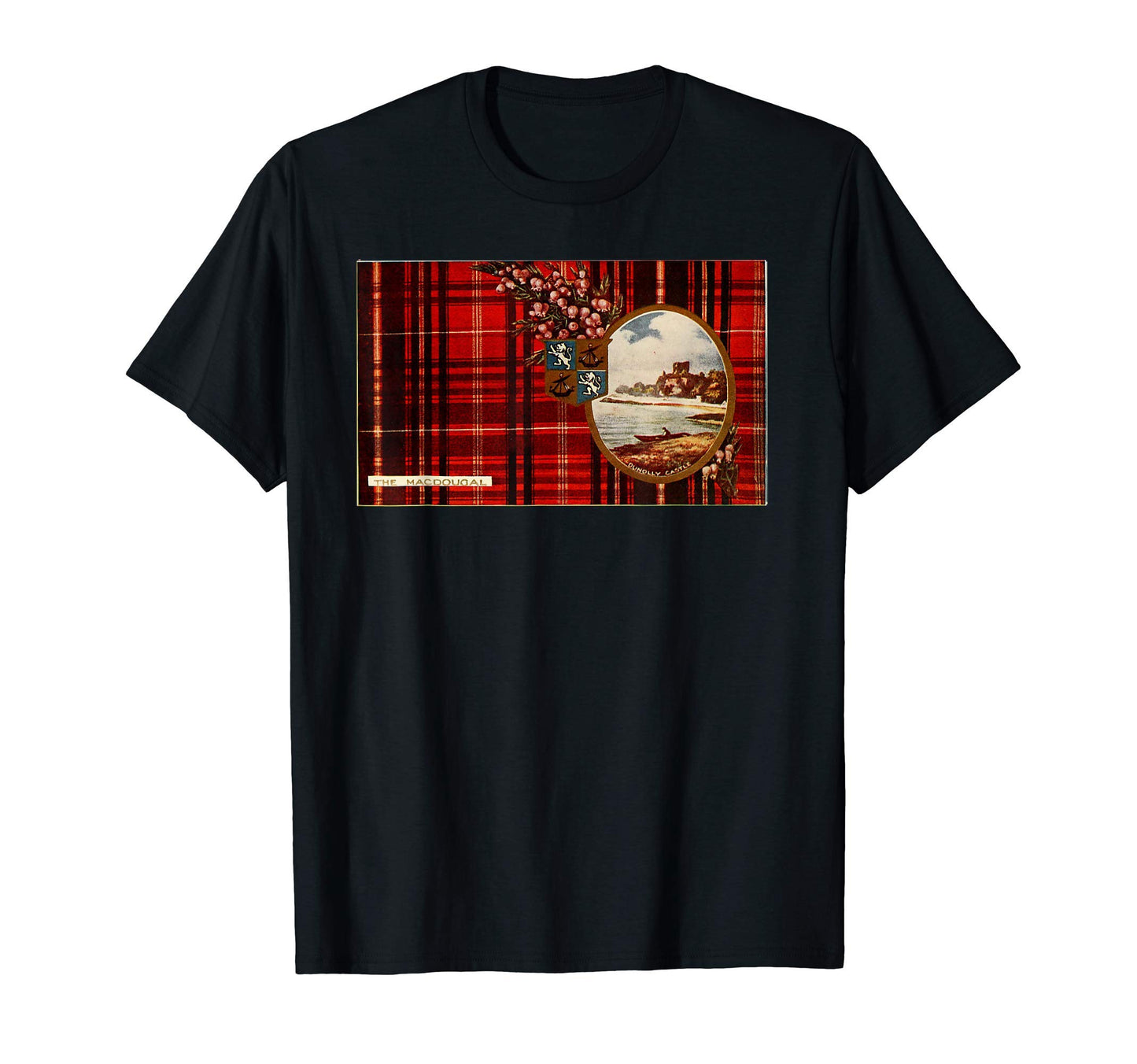 Clan Macdougal Postcard T-Shirt - Minimalist Print for Adults - T-Shirt, Sweatshirt, Hoodie