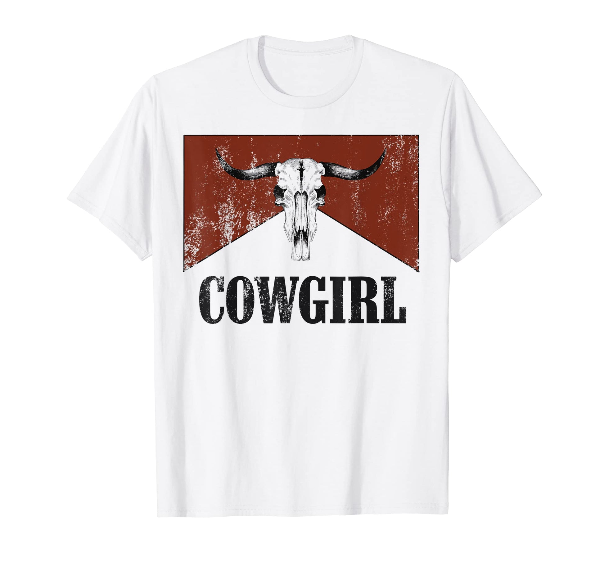 Bull Skull Cowgirl Western Life T-Shirt - Fun Novelty Design Men Women - T-Shirt, Sweatshirt, Hoodie