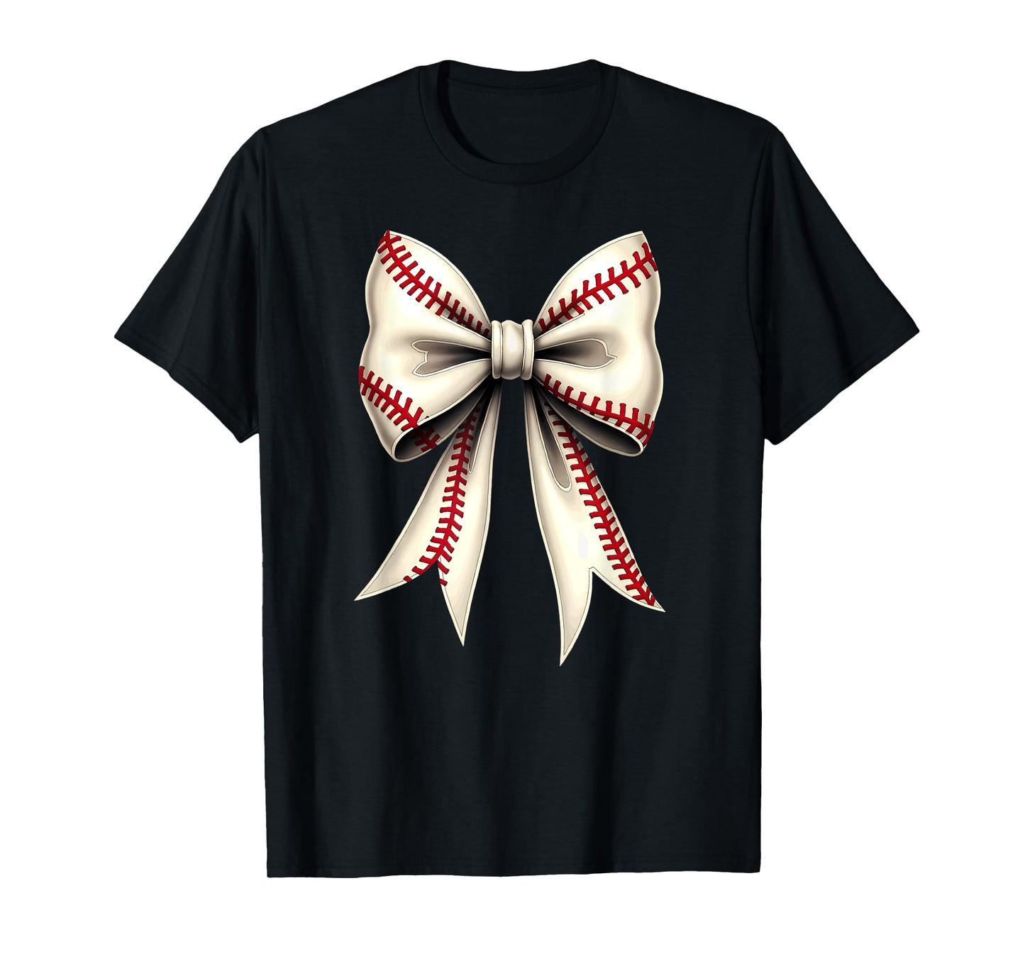 Baseball Coquette Bow Mommy T-Shirt - Novelty Apparel Unisex - T-Shirt, Sweatshirt, Hoodie