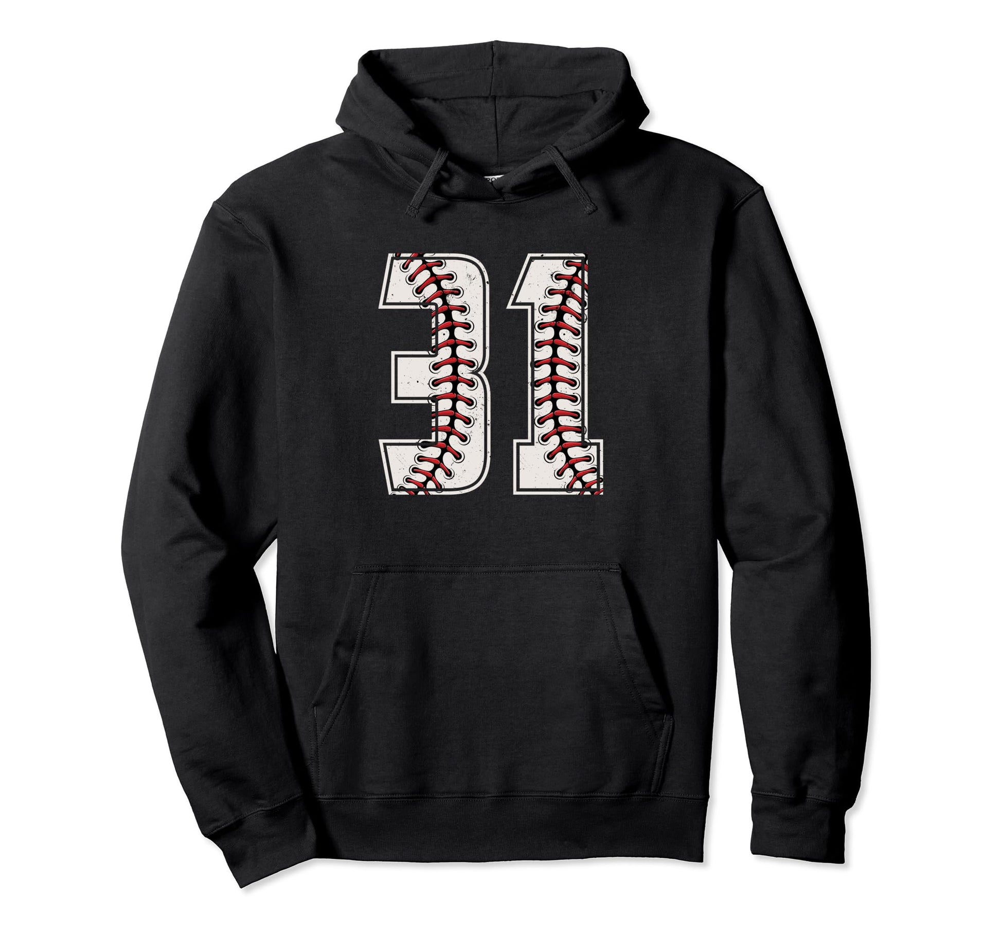 Baseball Player Number 31 Thirty One Hoodie - Streetwear Style Men Women - T-Shirt, Sweatshirt, Hoodie