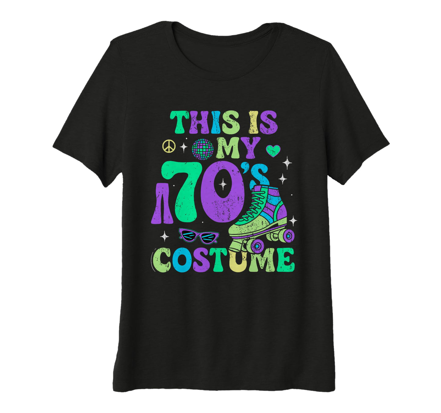 Womens Roller Skates This Is My 70S T-Shirt - Unique Graphic Unisex - T-Shirt, Sweatshirt, Hoodie